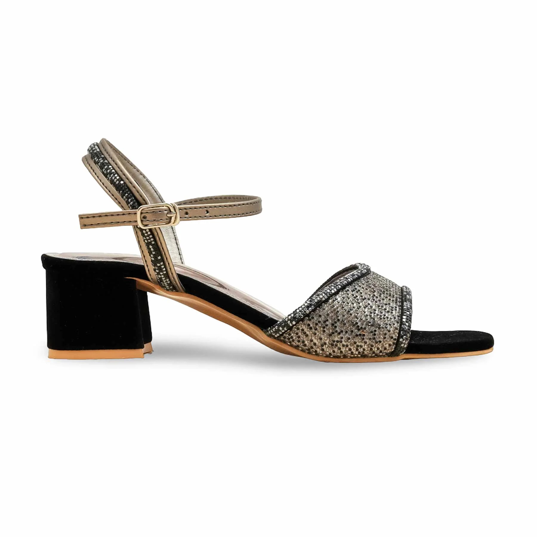 Grey Fancy Sandal For Women FN6160 - Image 2