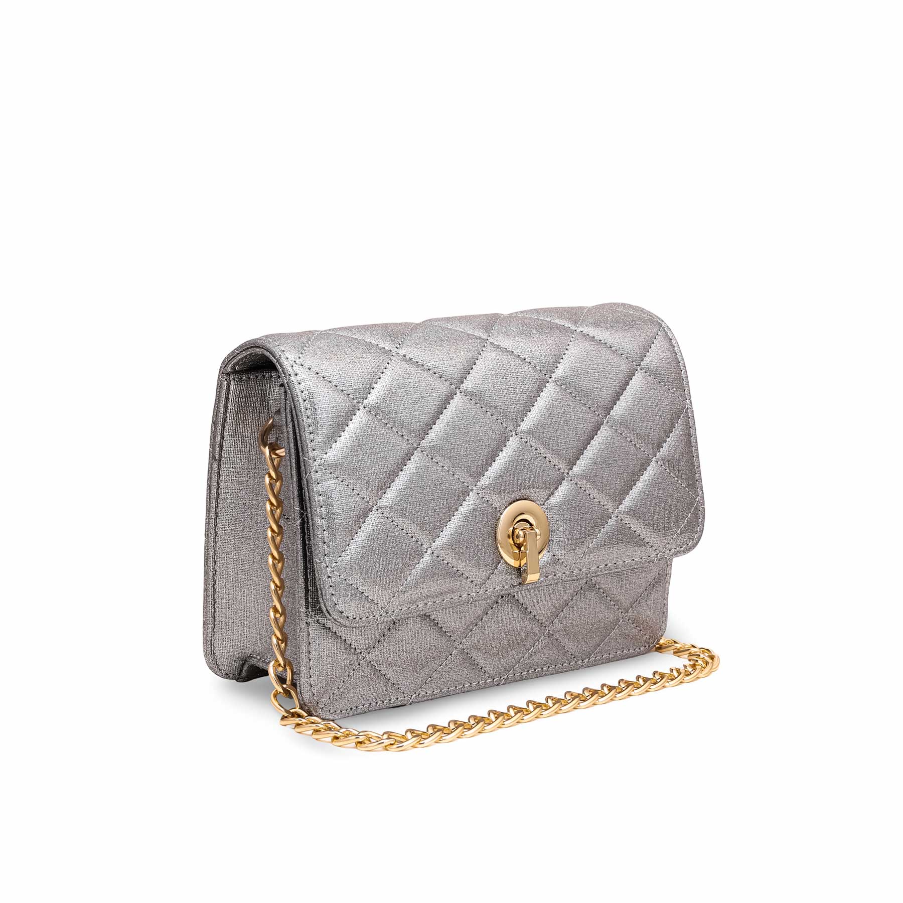 Grey Fancy Shoulder Bag P55616 - Image 2
