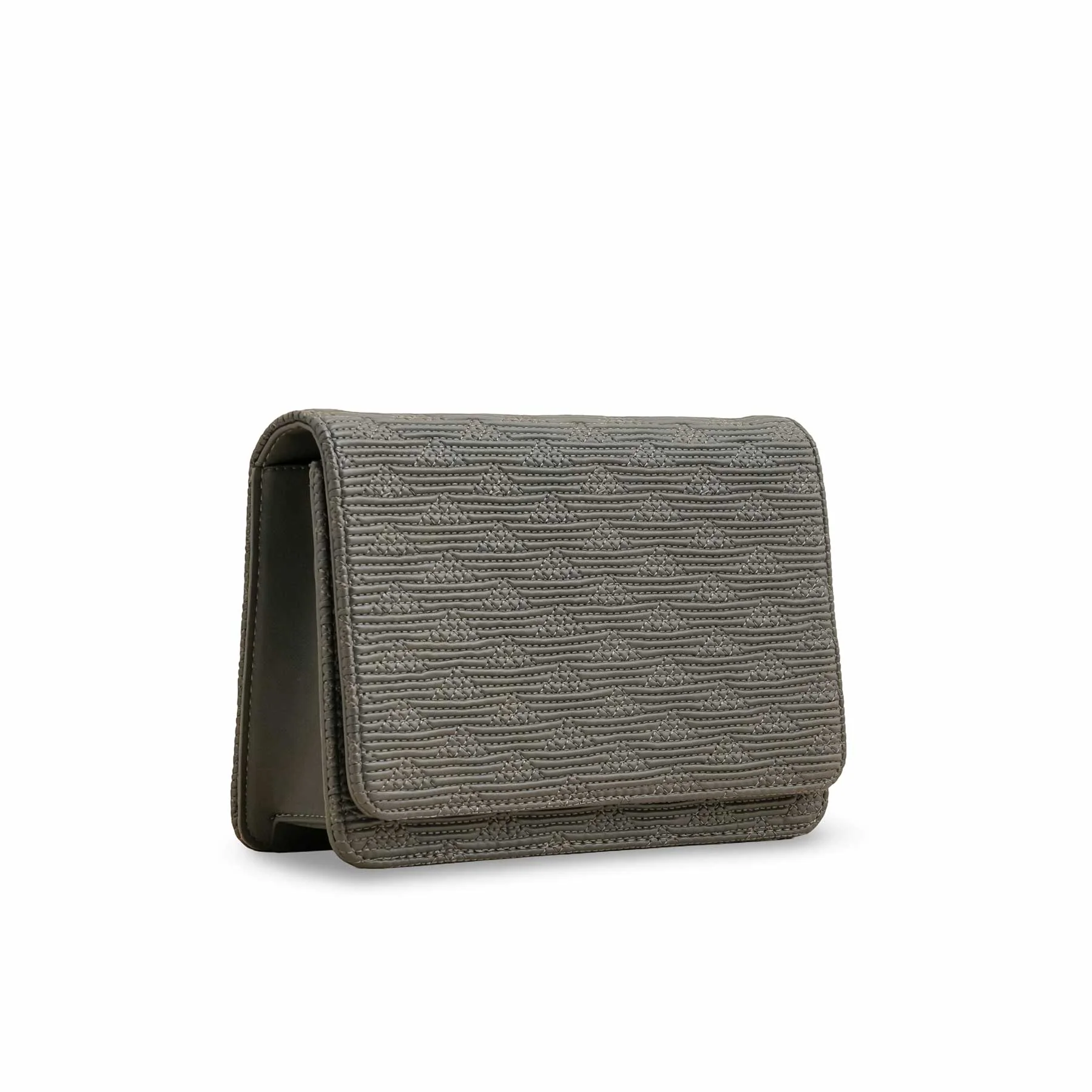 Grey Fancy Shoulder Bag P55617 - Image 3