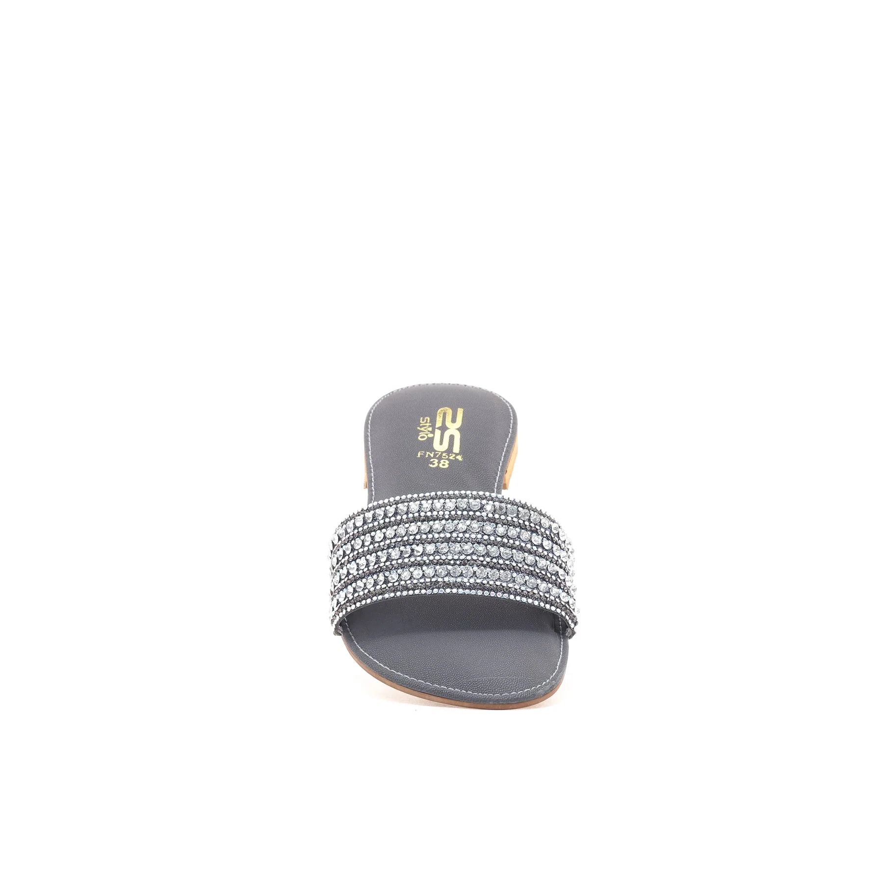 Grey Fancy Slipper FN7524 - Image 3