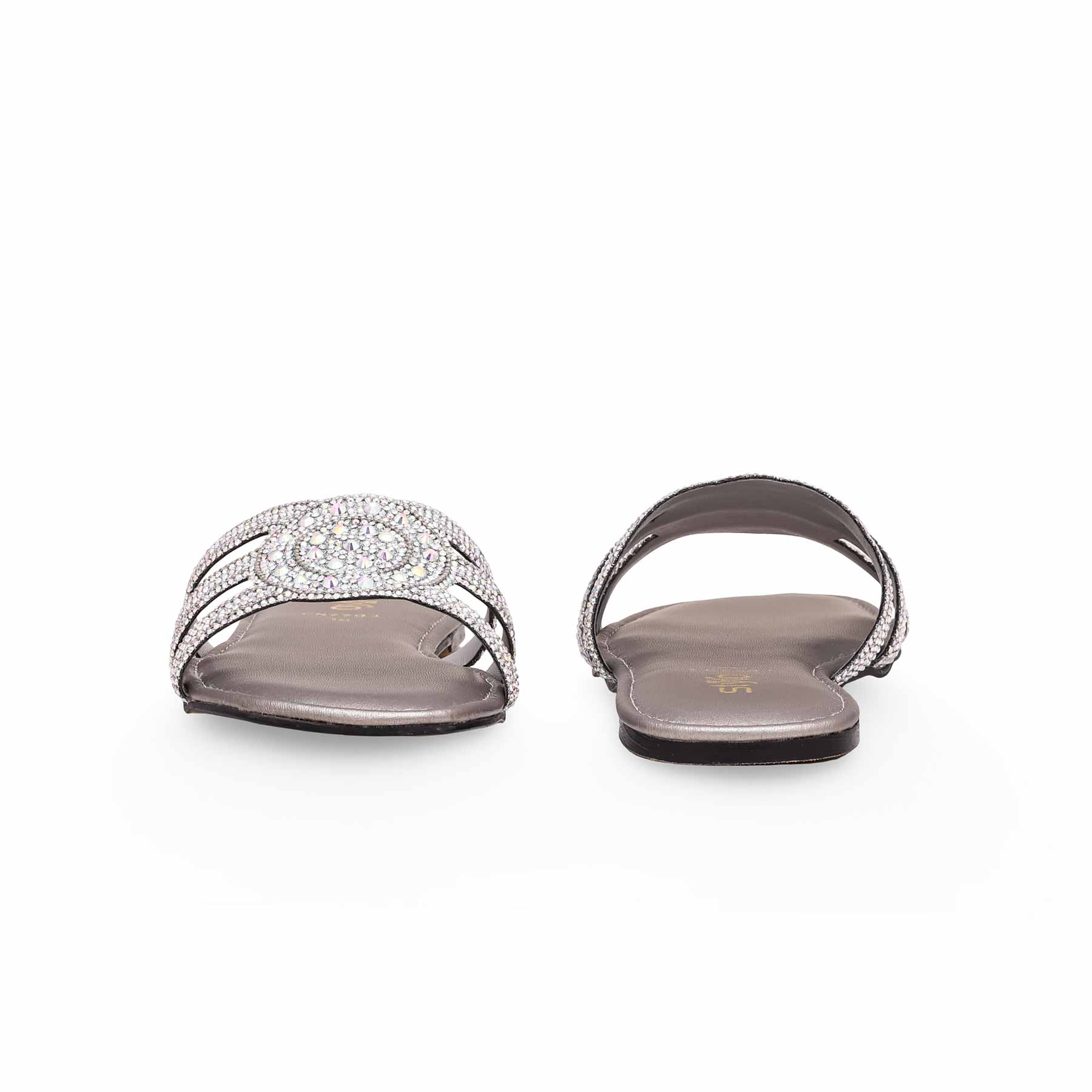 Grey Fancy Slipper FN7793 - Image 3
