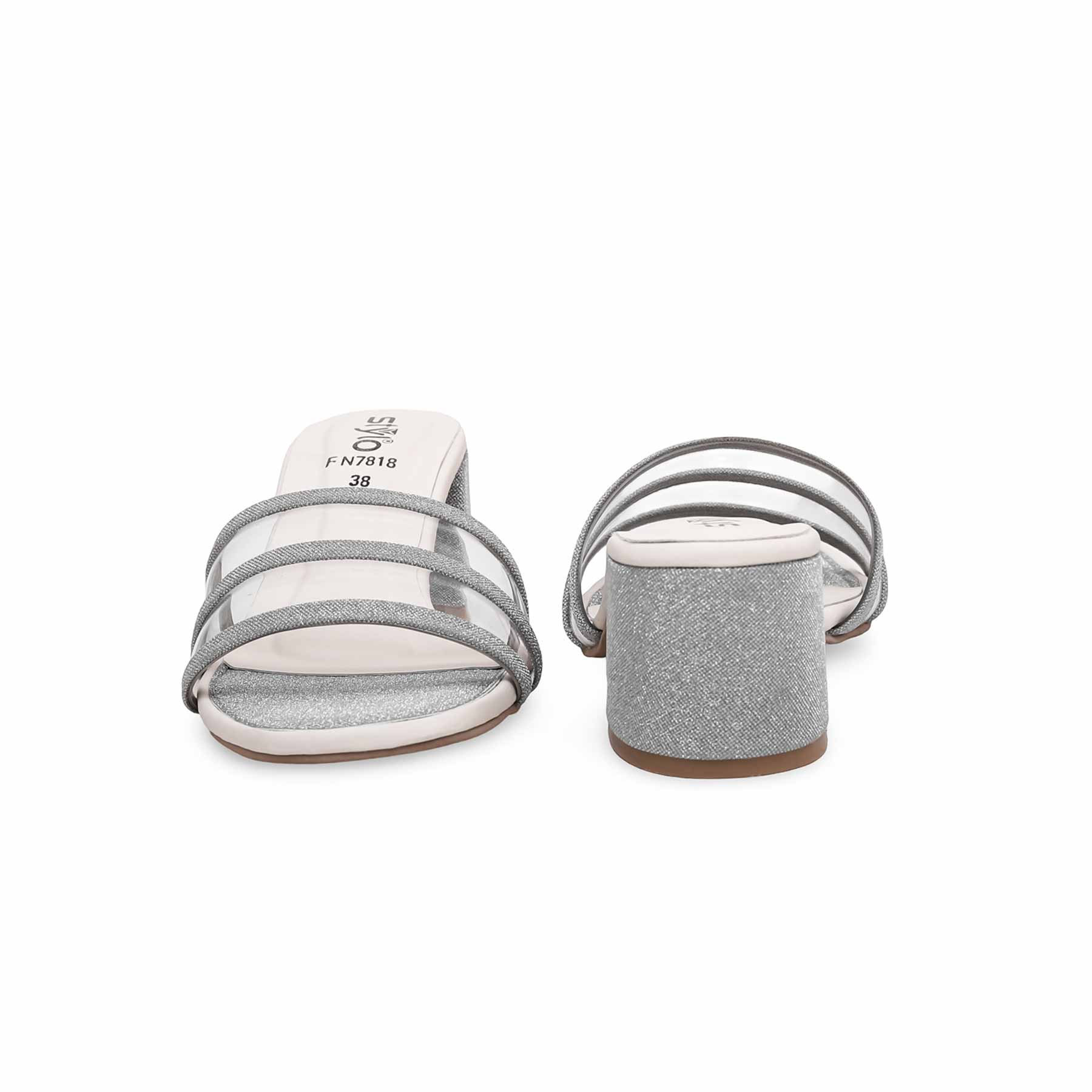 Grey Fancy Slipper FN7818 - Image 3