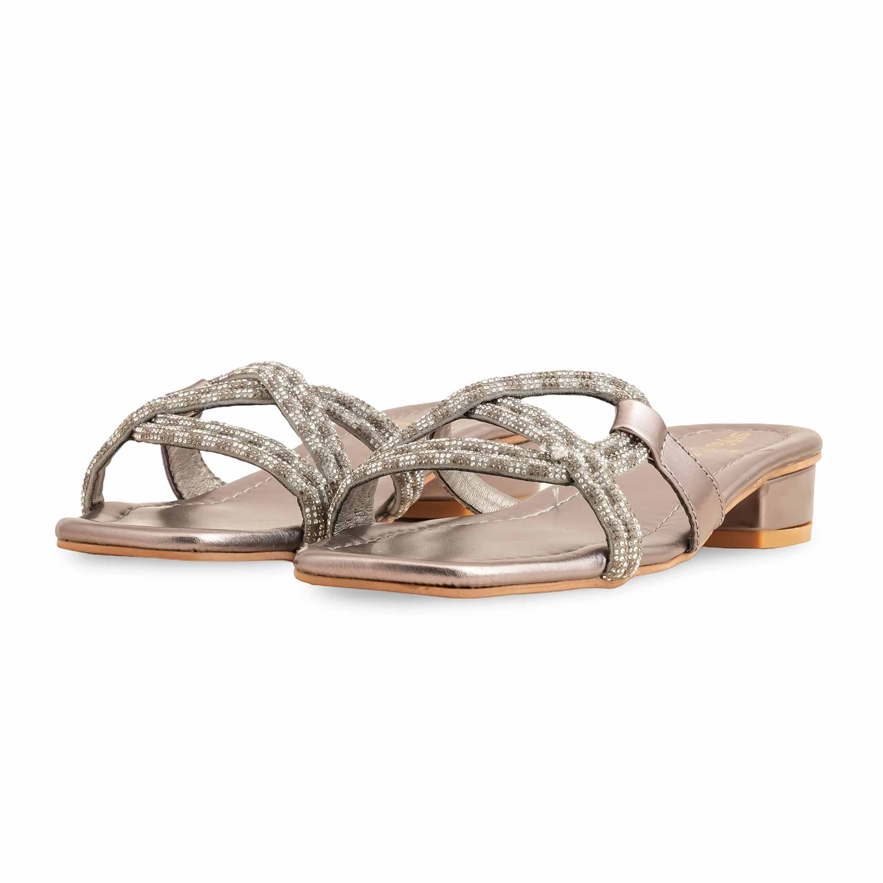 Grey Fancy Slipper FN7904 - Image 3