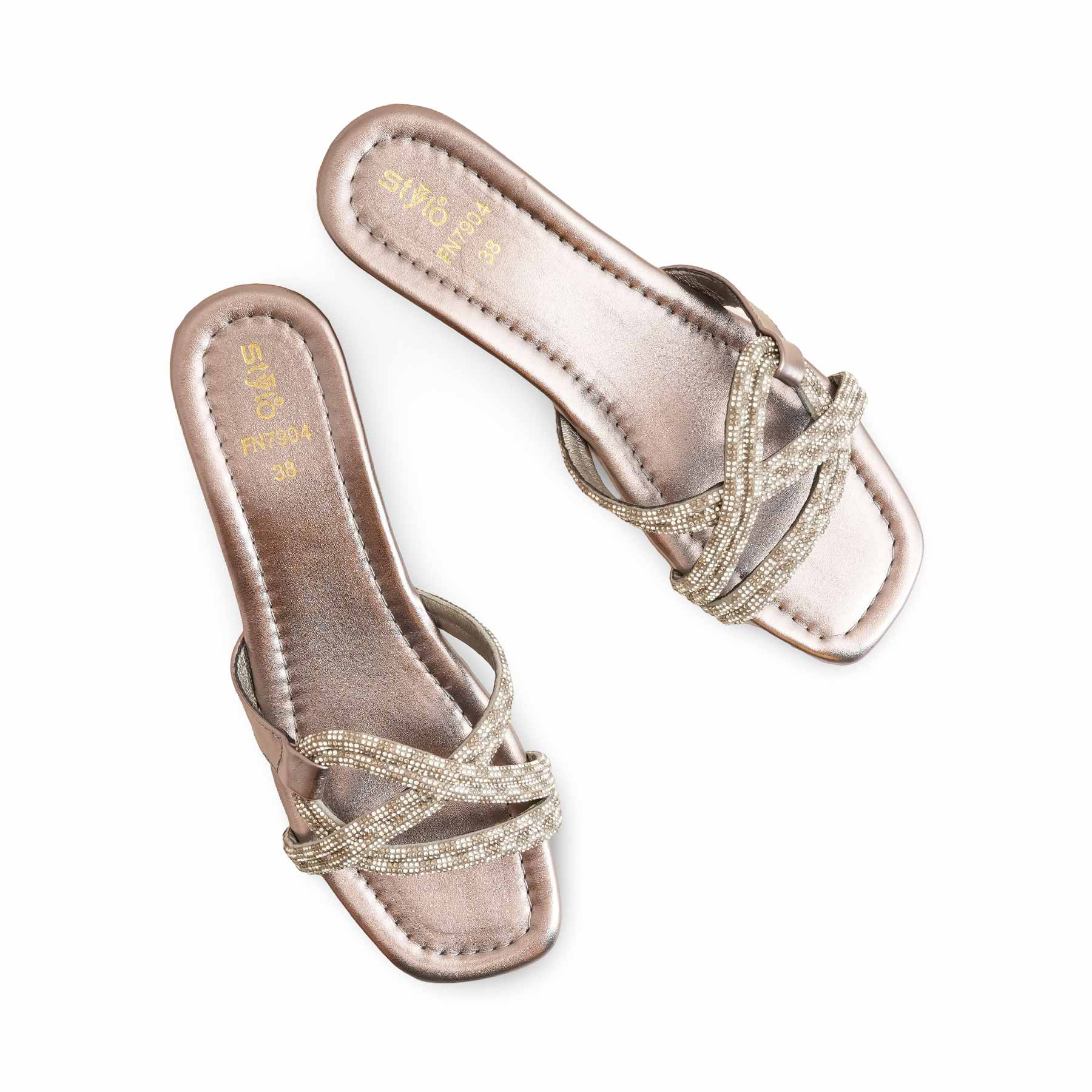 Grey Fancy Slipper FN7904 - Image 5