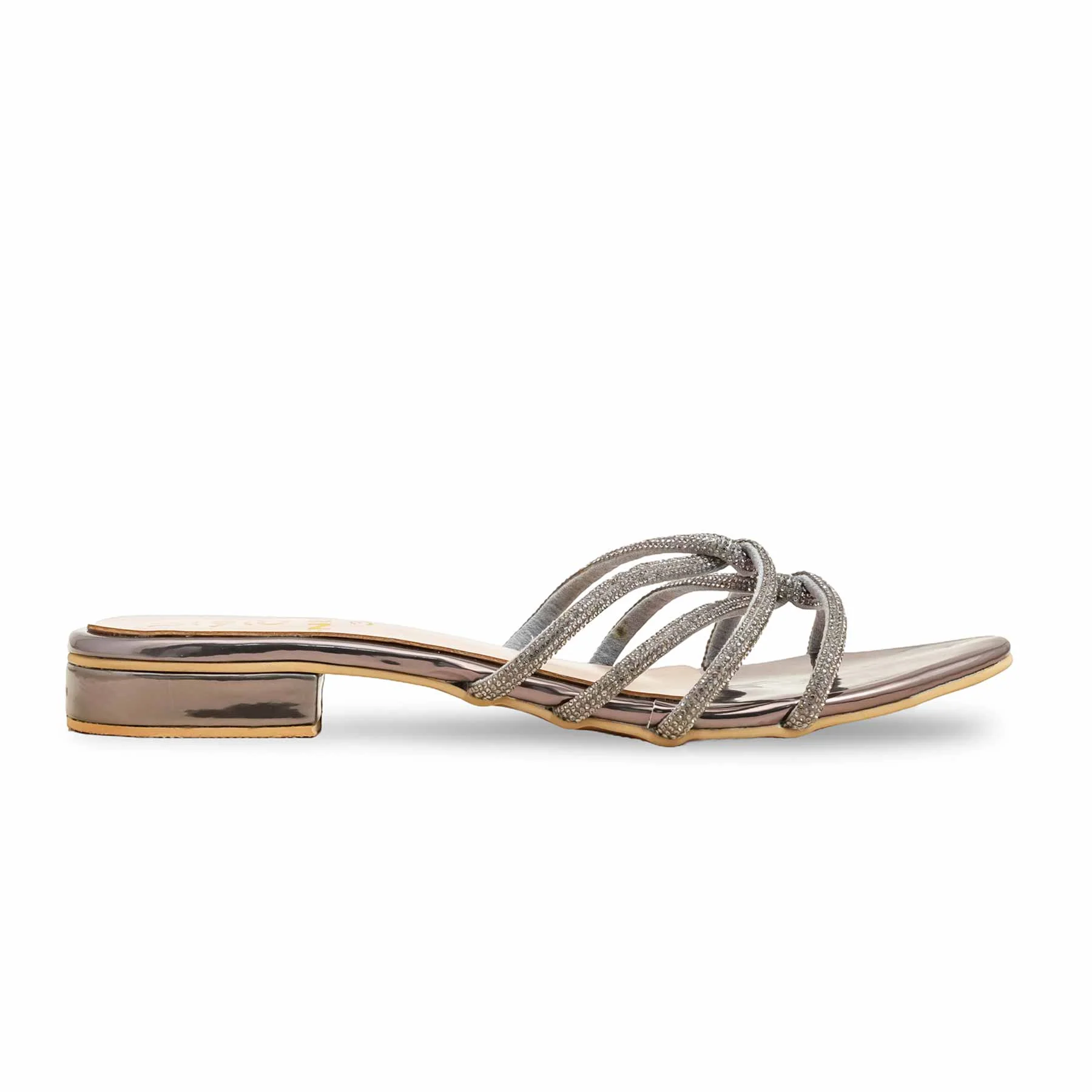 Grey Fancy Women Slipper FN8007 - Image 2