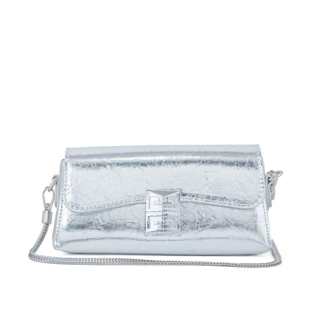 Grey Formal Clutch P24106 - Image 2