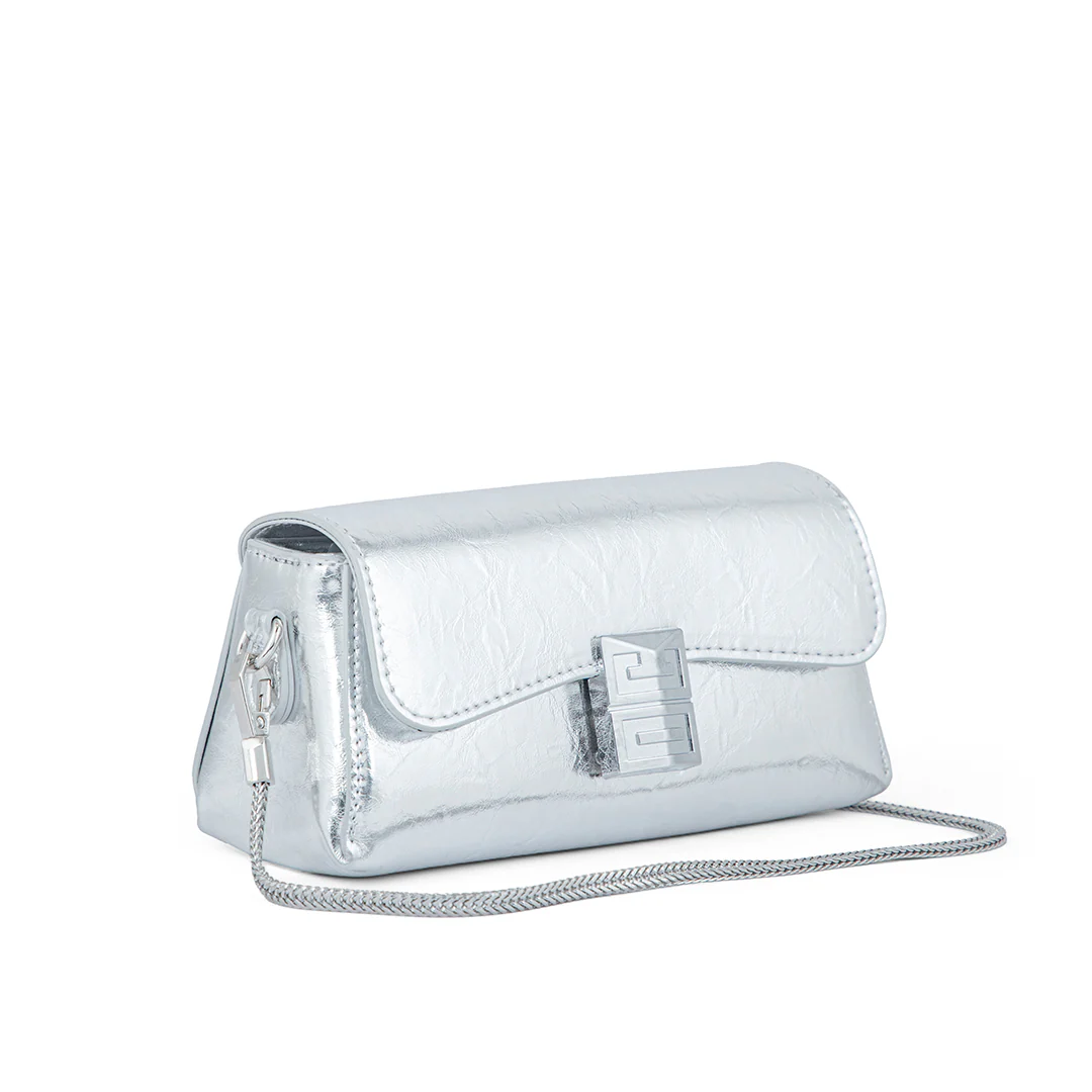Grey Formal Clutch P24106 - Image 3