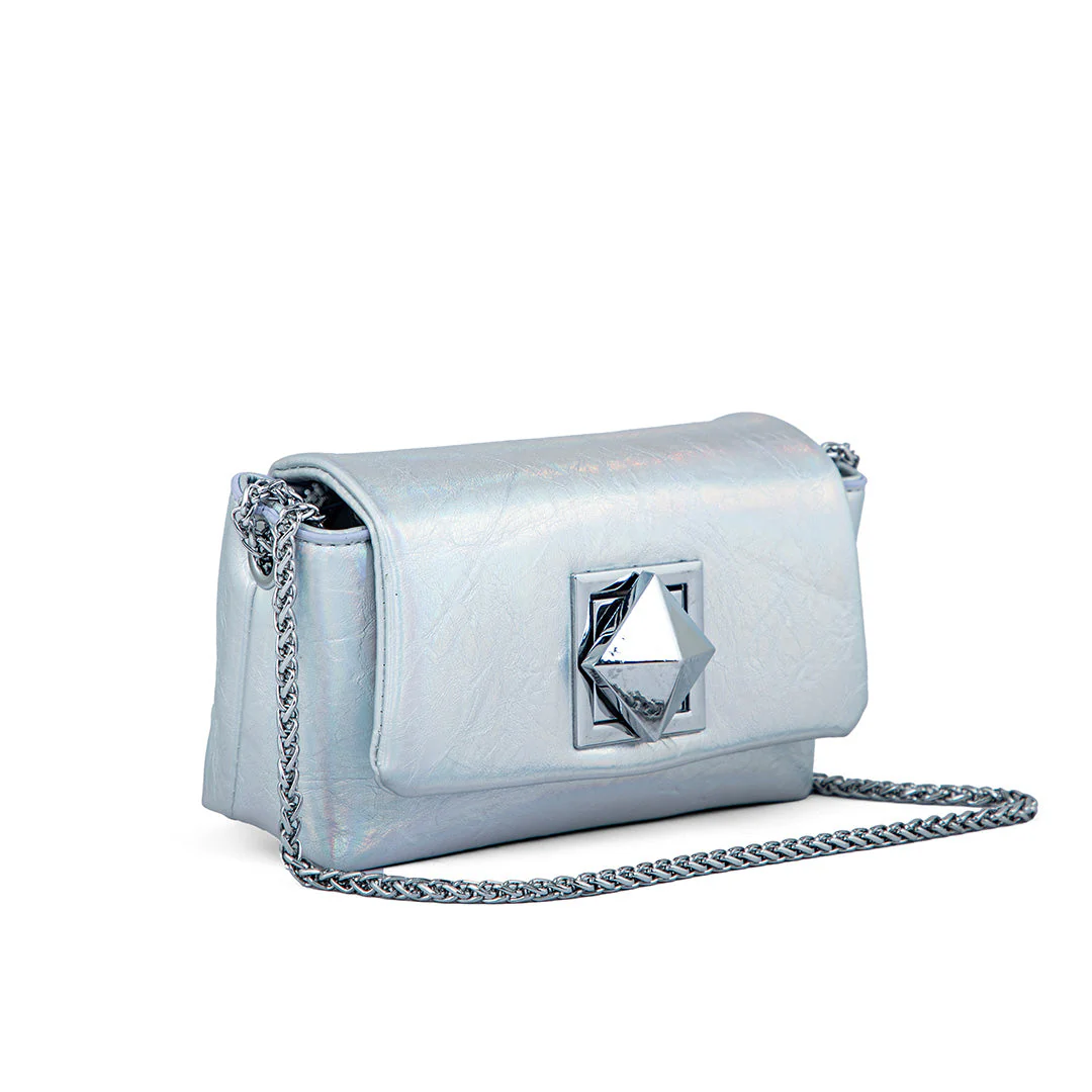 Grey Formal Clutch P24115 - Image 3