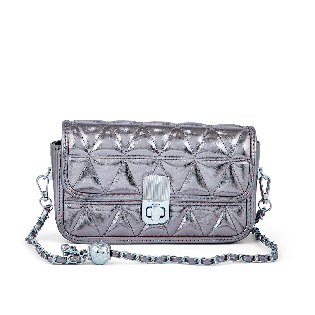 Grey Formal Clutch P24121 - Image 2