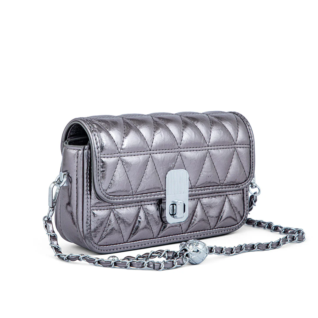 Grey Formal Clutch P24121 - Image 3