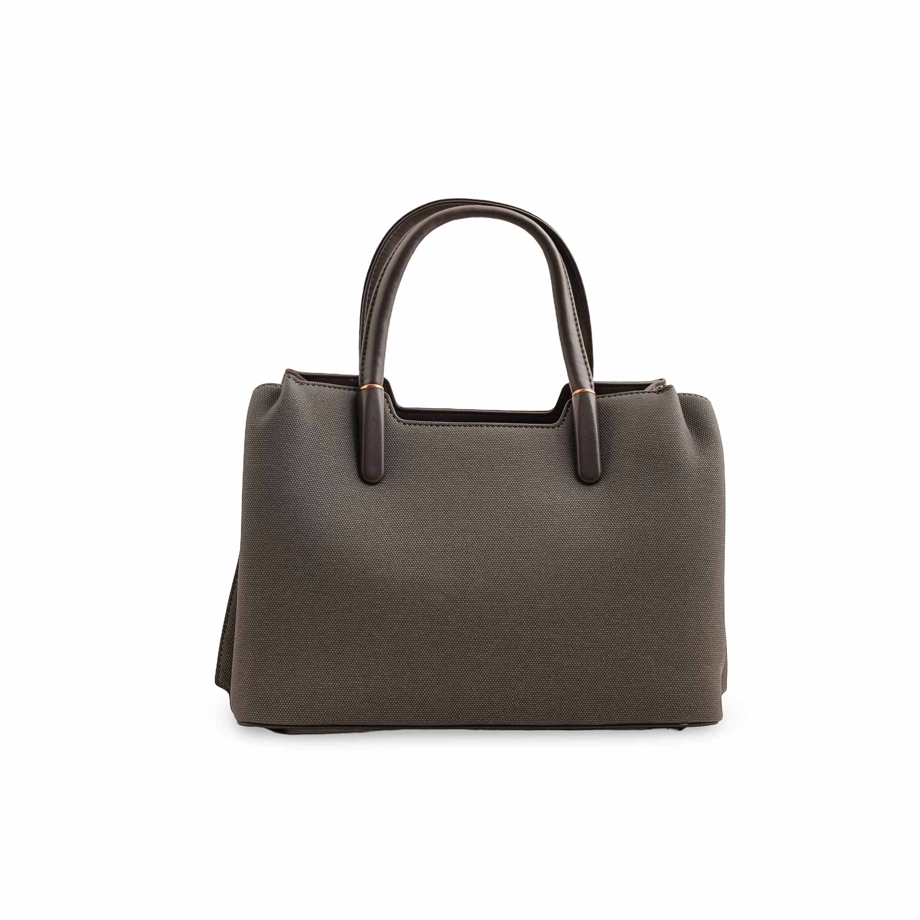 Grey Formal Hand Bag For Ladies P36378 - Image 3