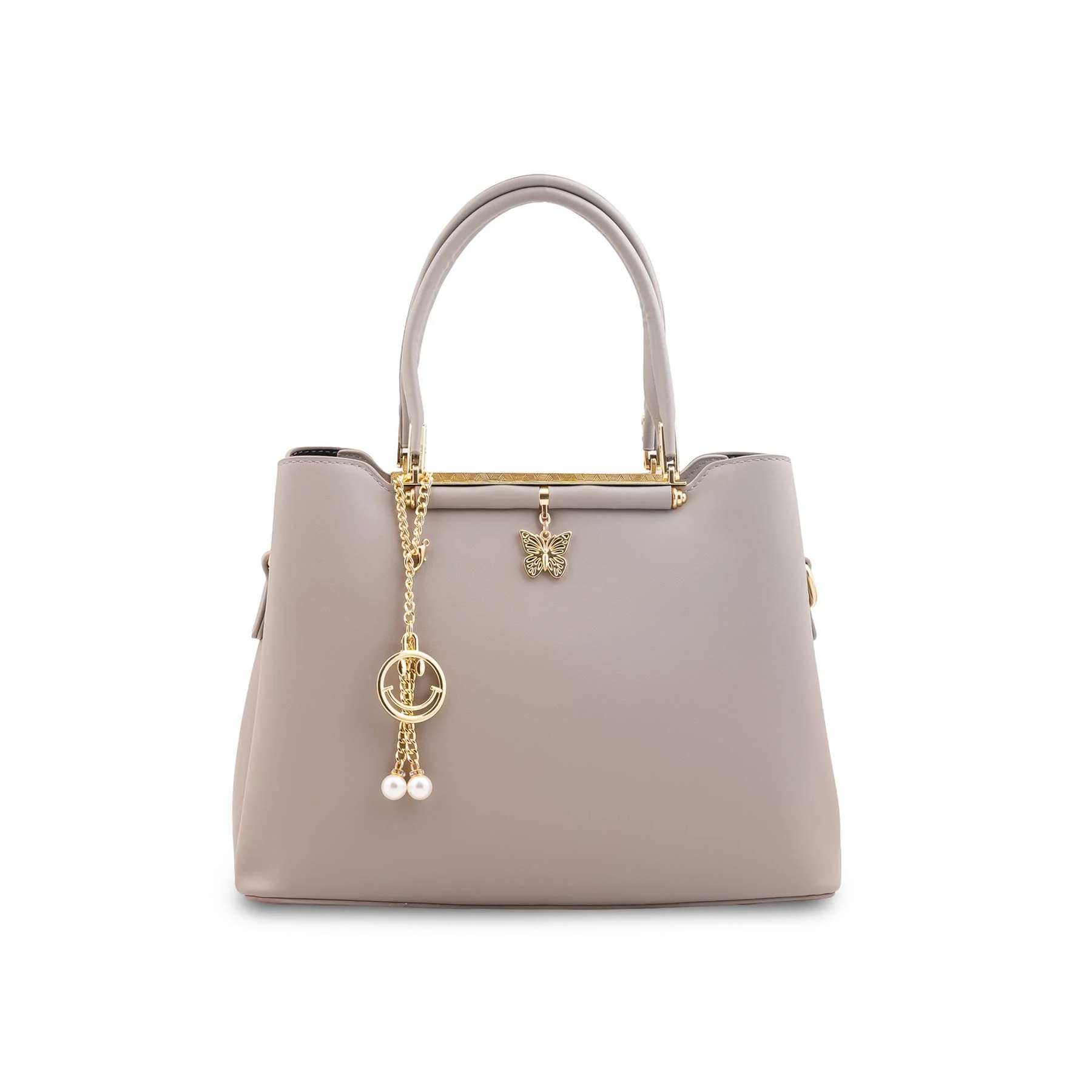Grey Formal Hand Bag For Ladies P36570 - Image 2