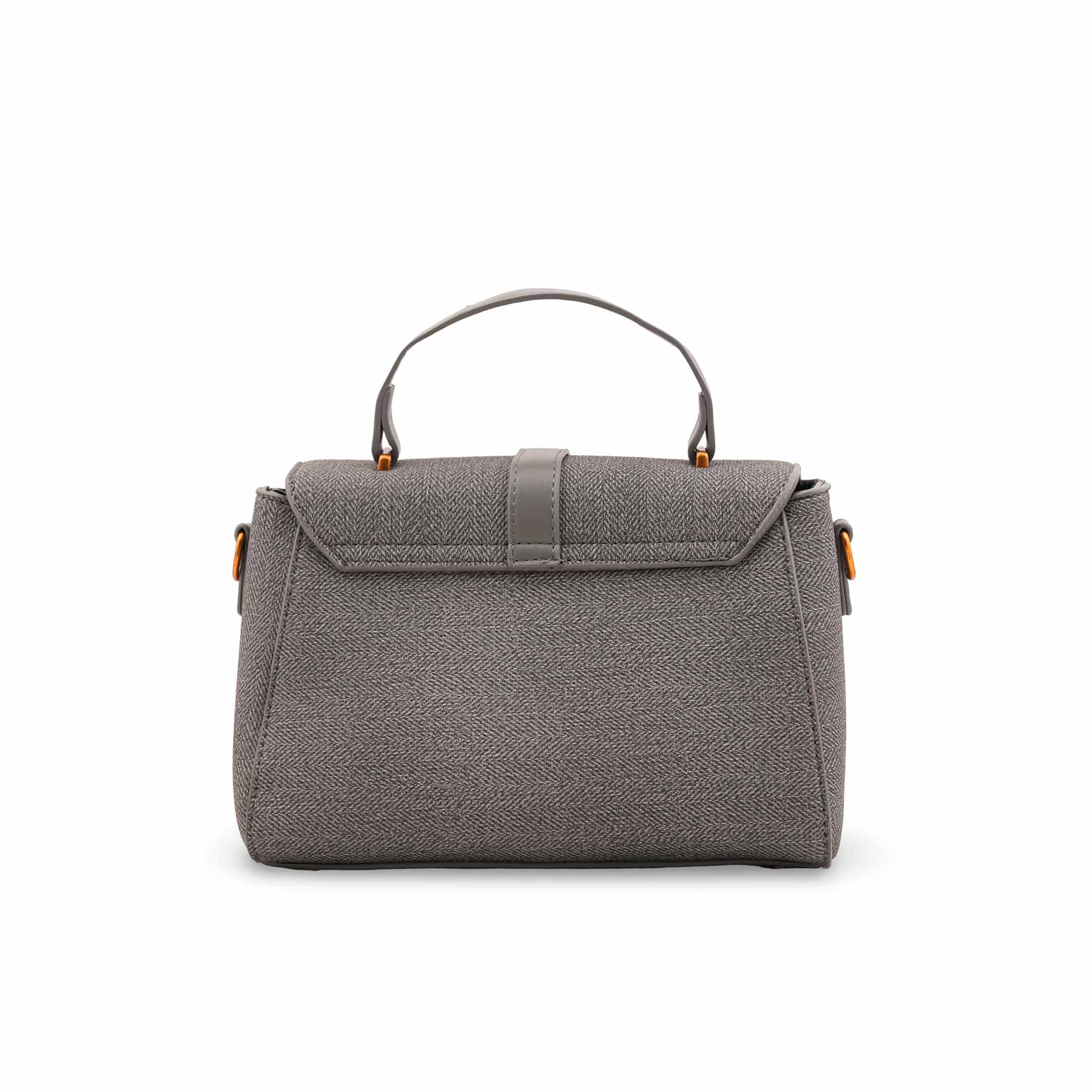 Grey Formal Hand Bag For Ladies P36611 - Image 4