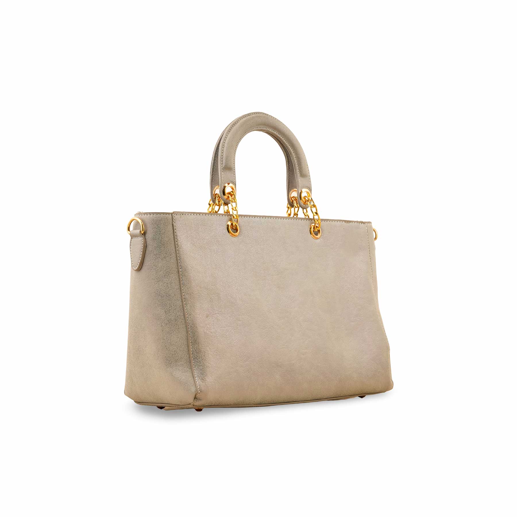 Grey Formal Hand Bag For Ladies P55739 - Image 3