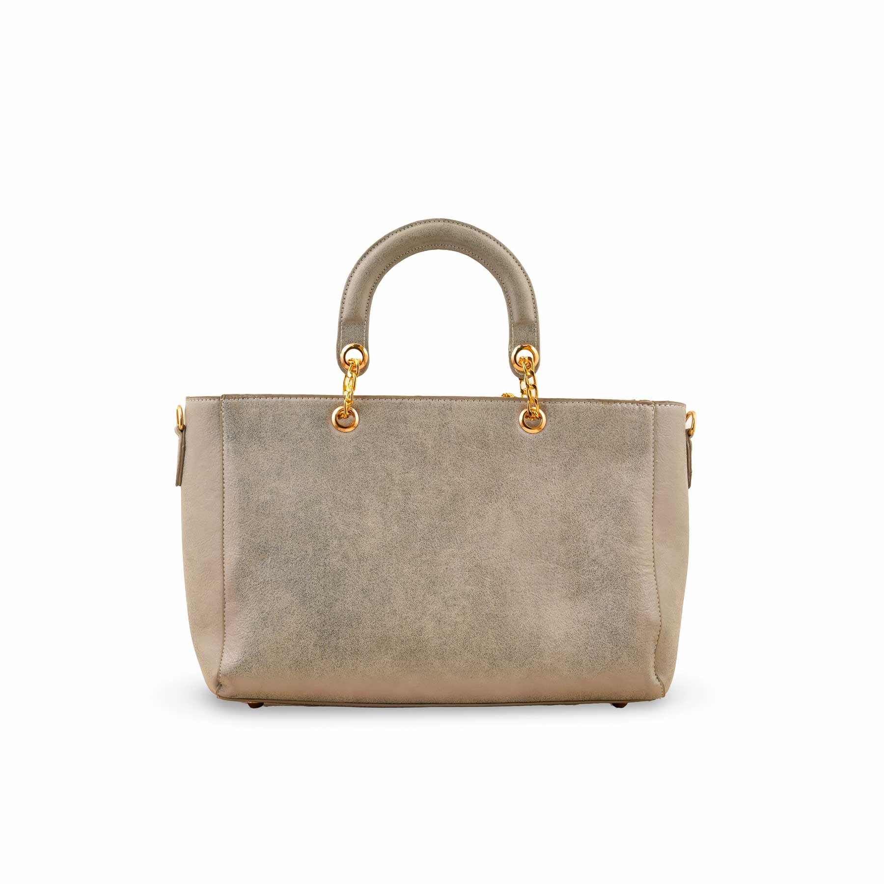 Grey Formal Hand Bag For Ladies P55739 - Image 4
