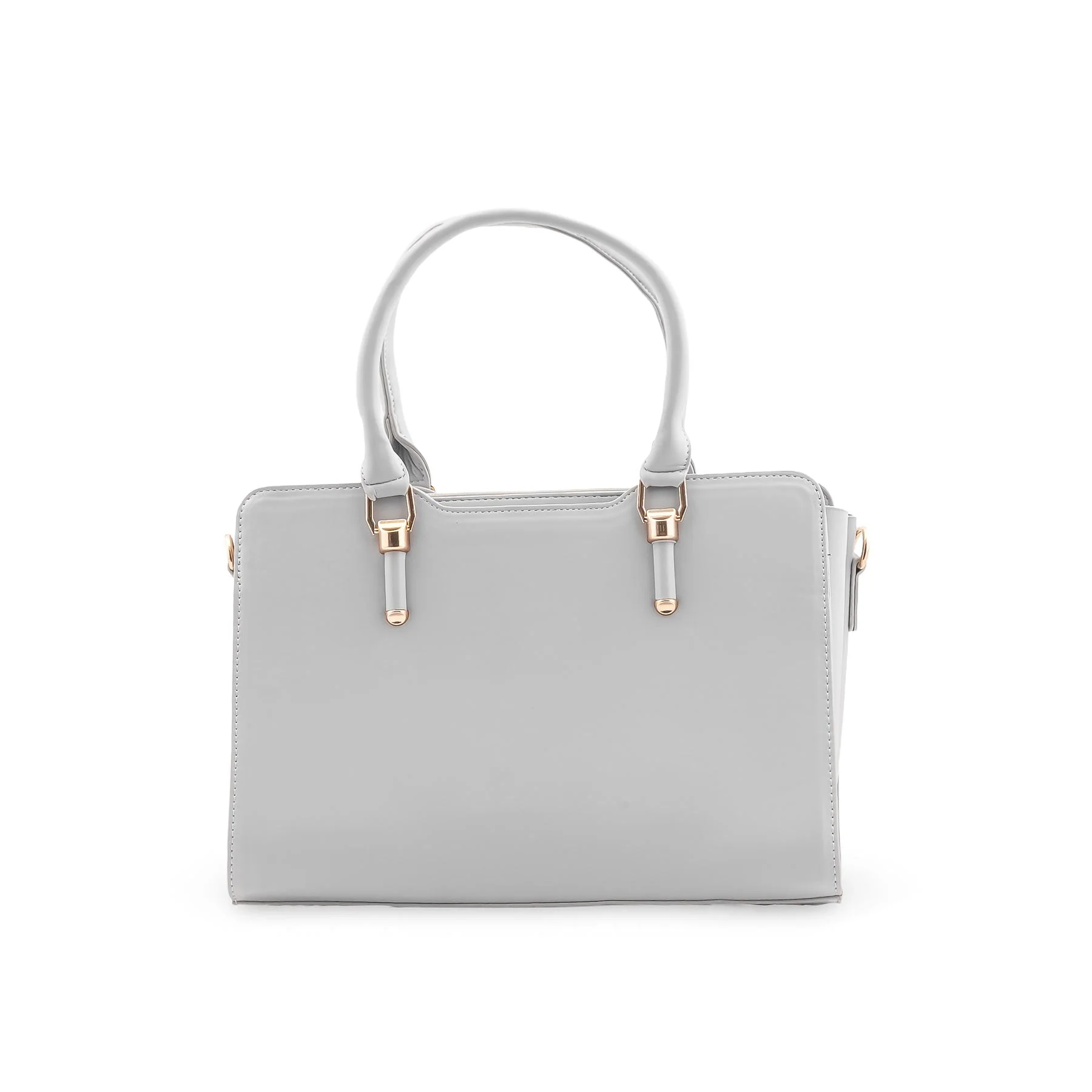 Grey Formal Hand Bag For Ladies P55882 - Image 4