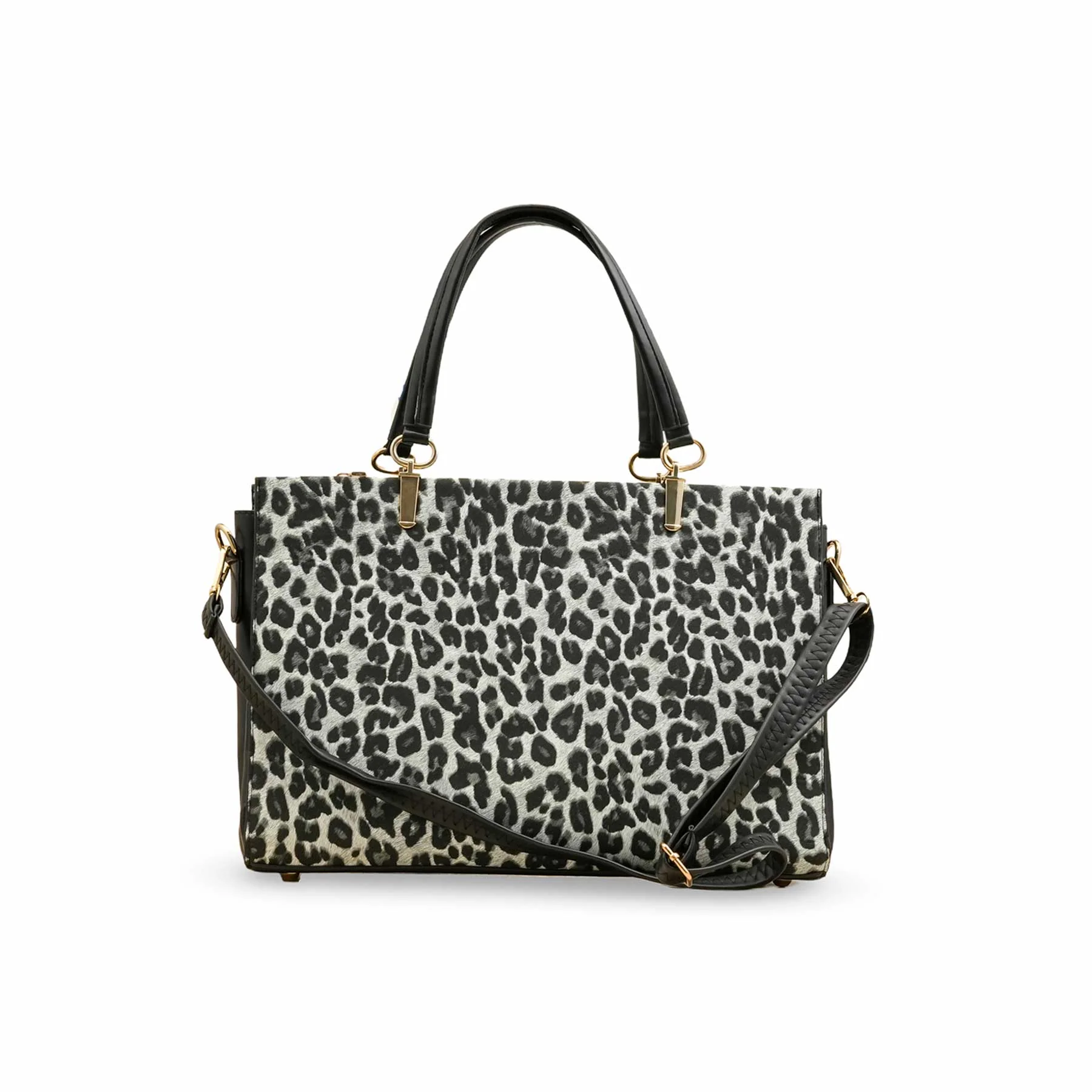 Grey Formal Hand Bag For Women P55860 - Image 2