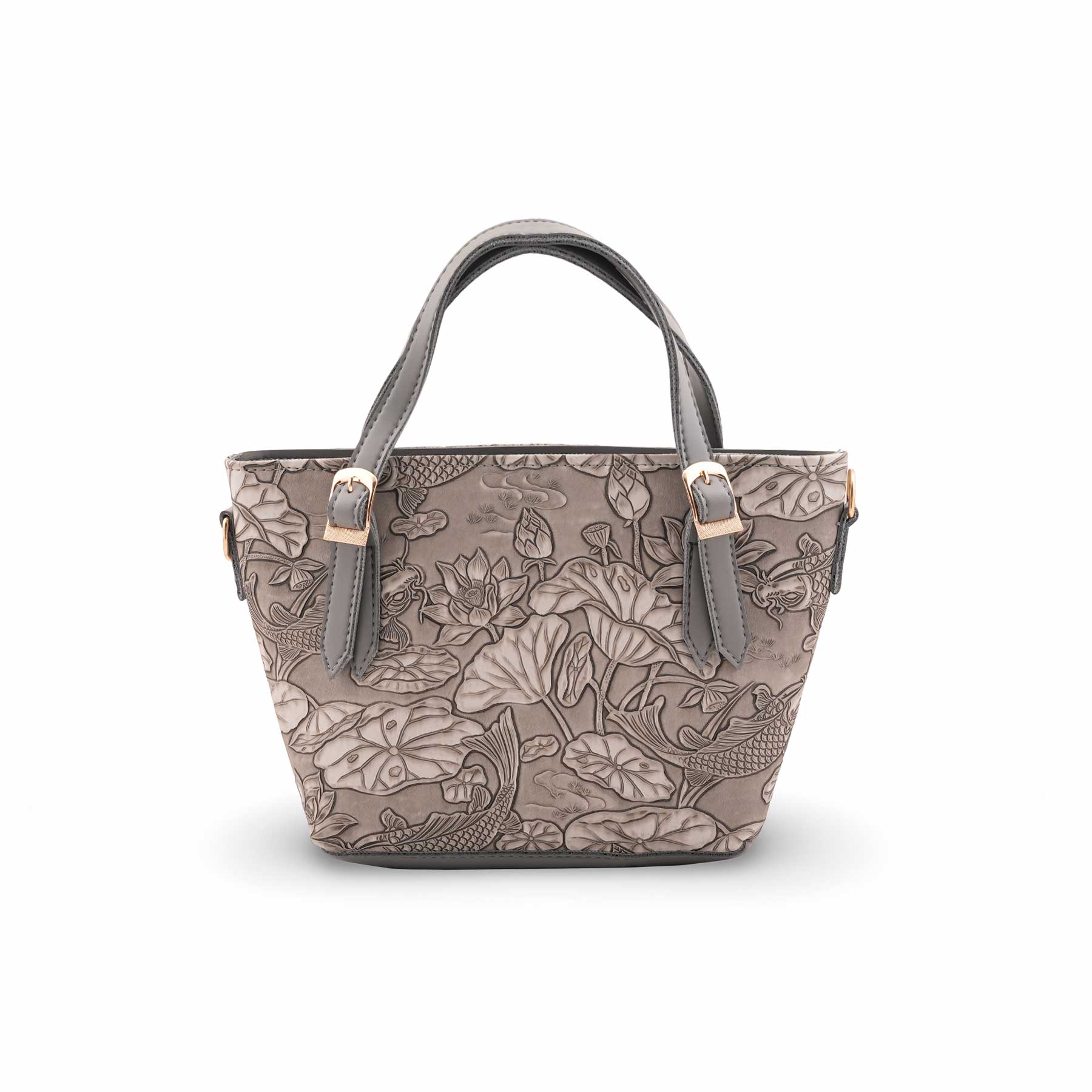 Grey Formal Hand Bag For Women P56306 - Image 2