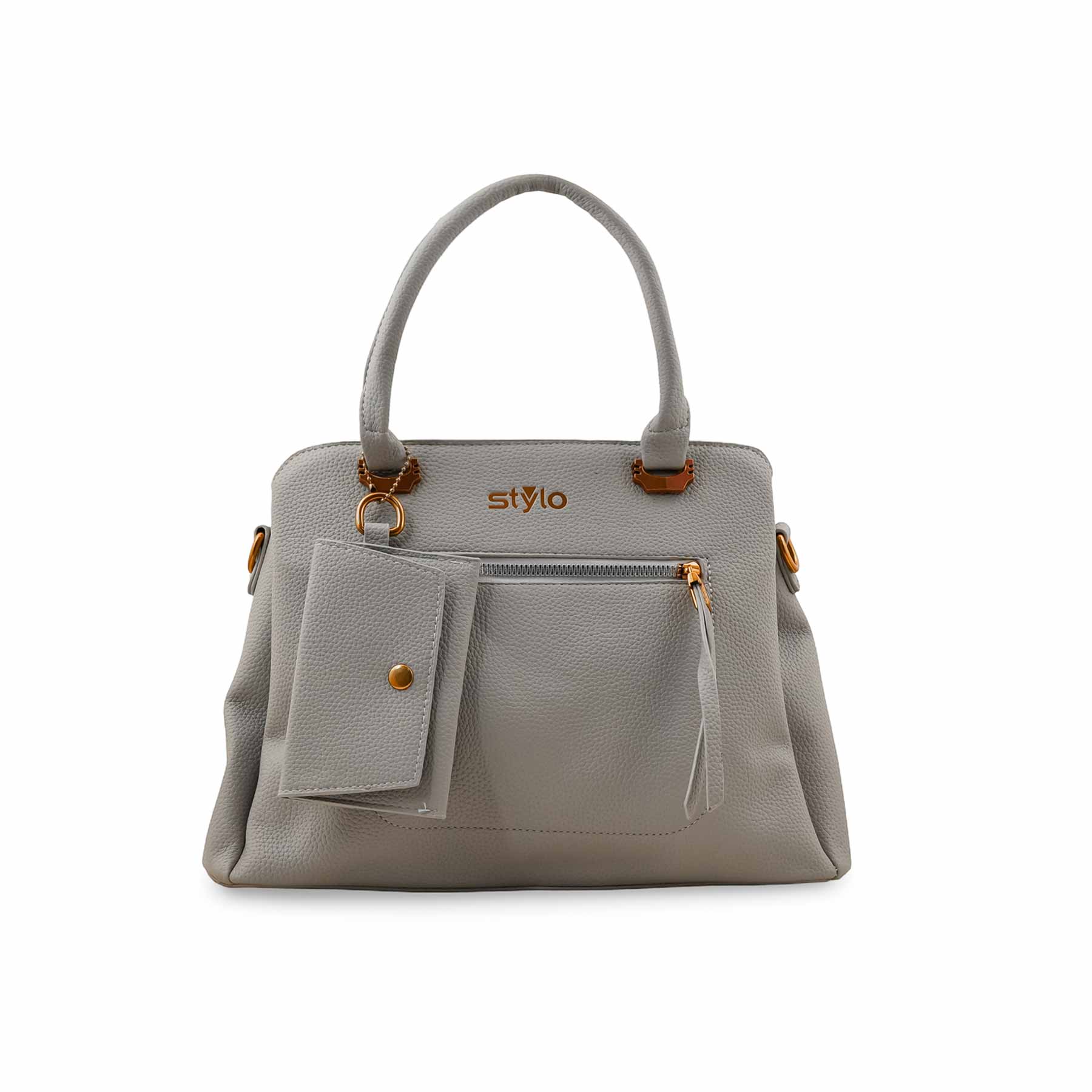 Grey Formal Hand Bag P36150 - Image 2