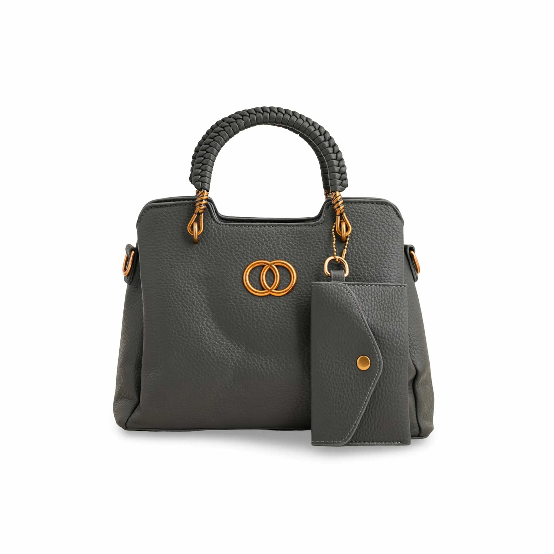 Grey Formal Hand Bag P36160 - Image 2