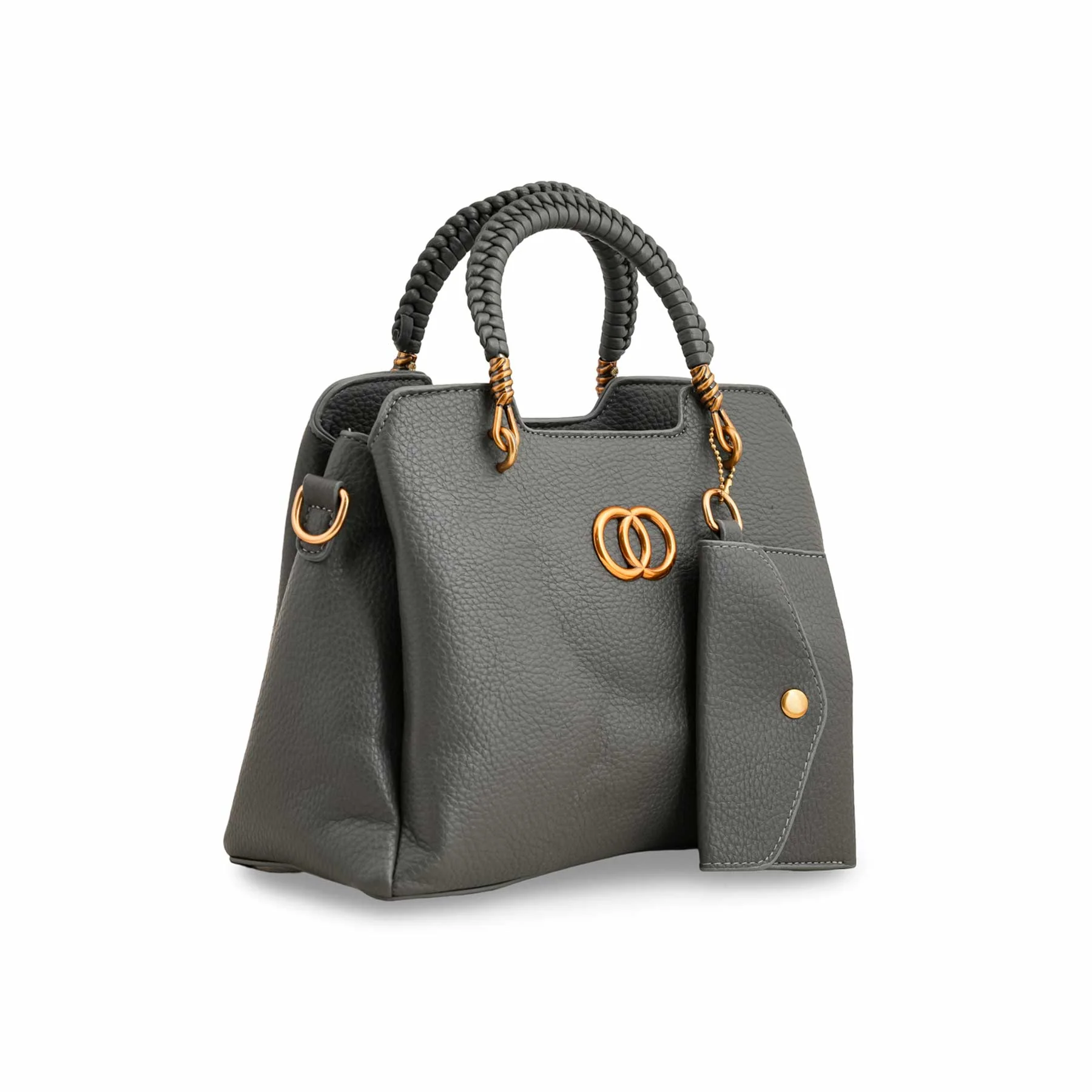 Grey Formal Hand Bag P36160 - Image 3