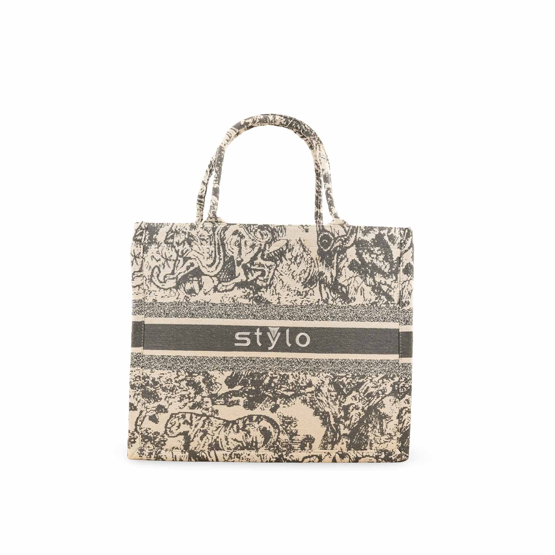 Grey Formal Hand Bag P36337 - Image 2
