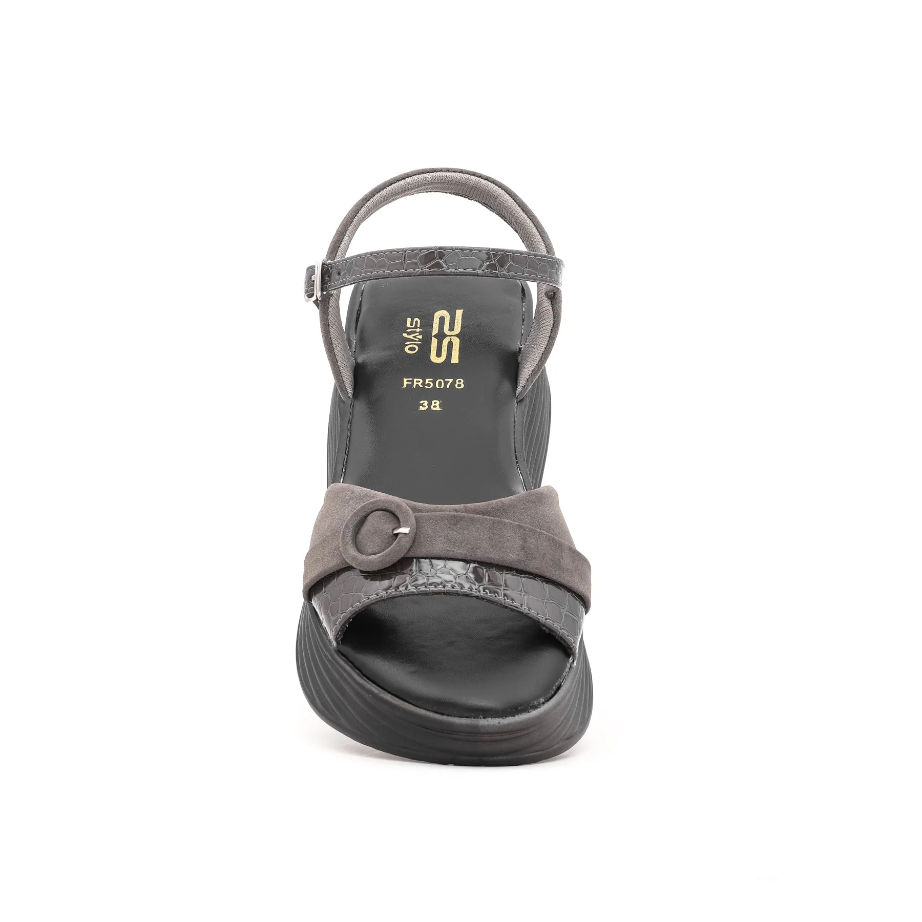 Grey Formal Sandal FR5078 - Image 3