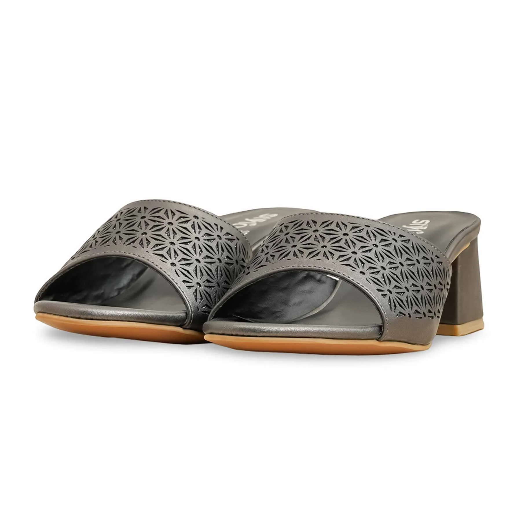 Grey Formal Slipper FR5466 - Image 3
