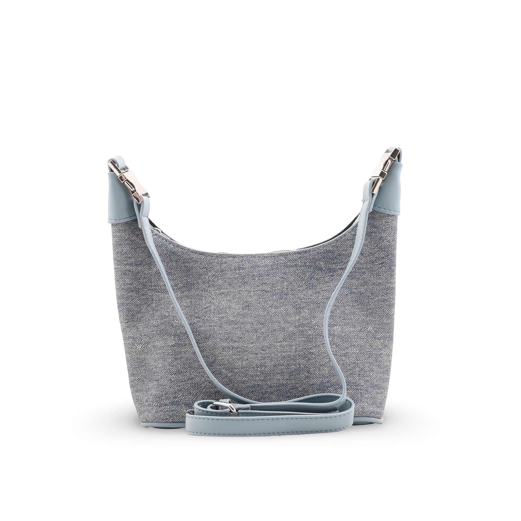 Grey Formal Shoulder Bag For Ladies P36485 - Image 2