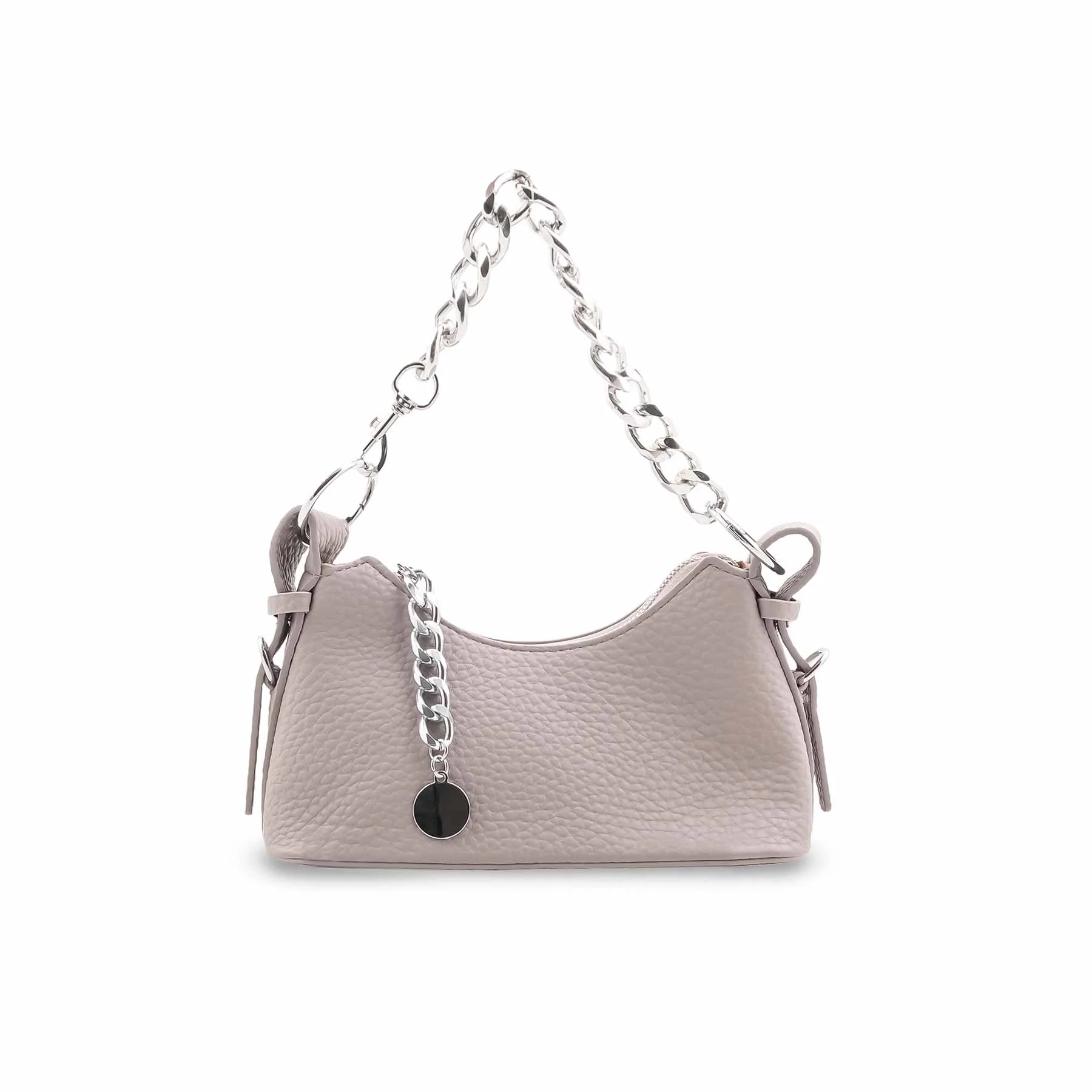 Grey Formal Shoulder Bag For Women P36422 - Image 2