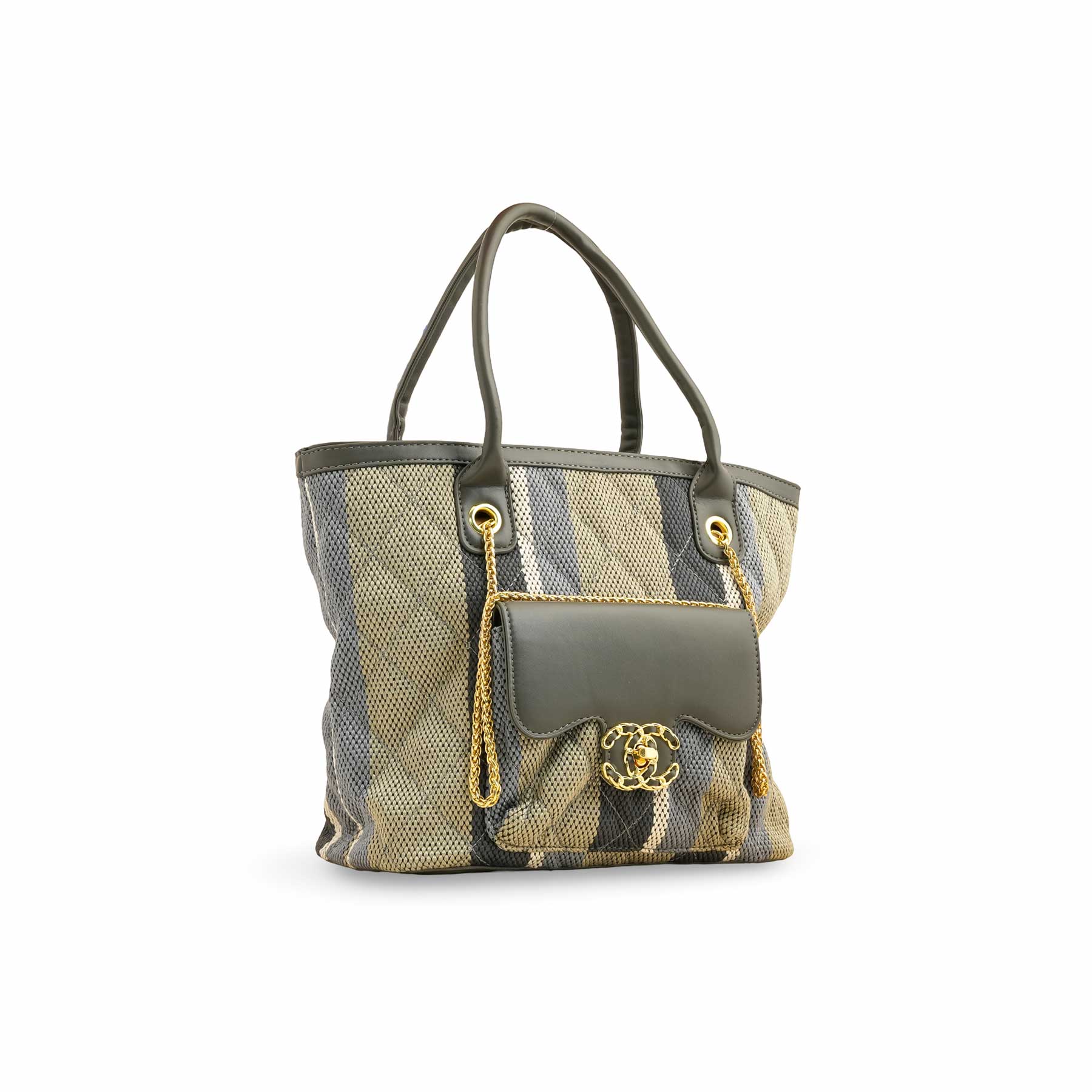 Grey Formal Shoulder Bag P36335 - Image 3
