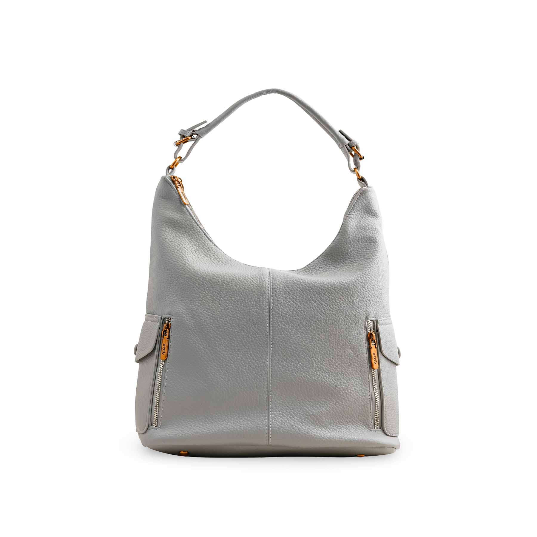 Grey Formal Shoulder Bag P36381 - Image 2
