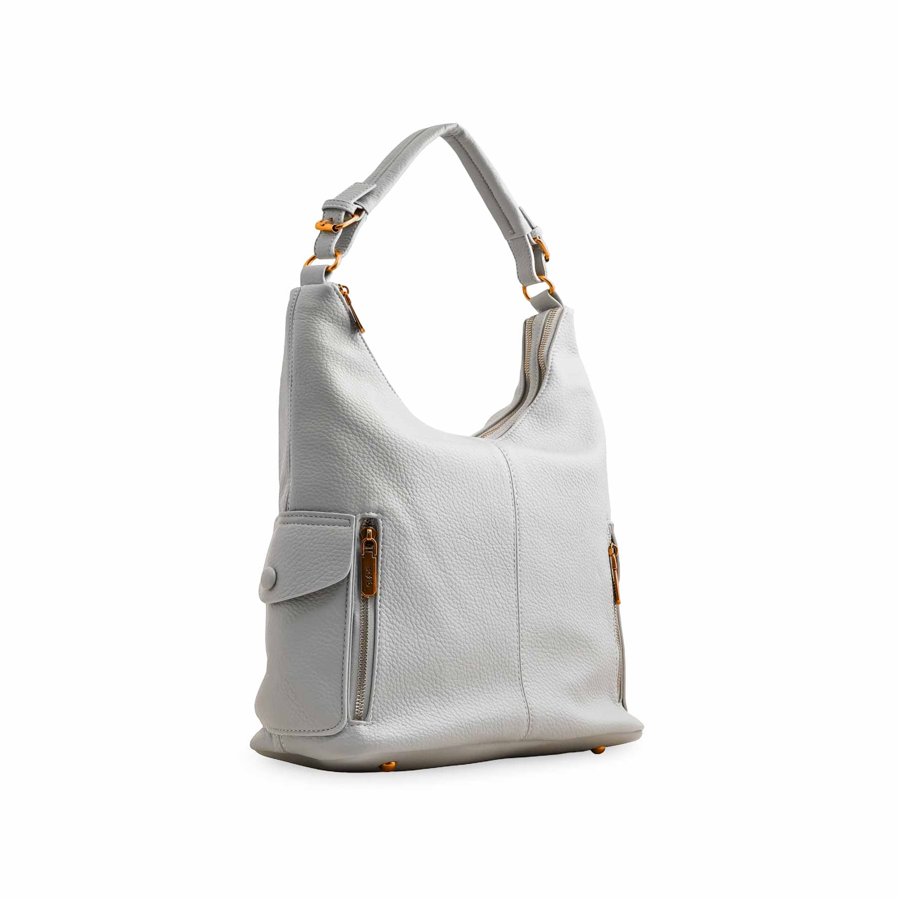 Grey Formal Shoulder Bag P36381 - Image 3