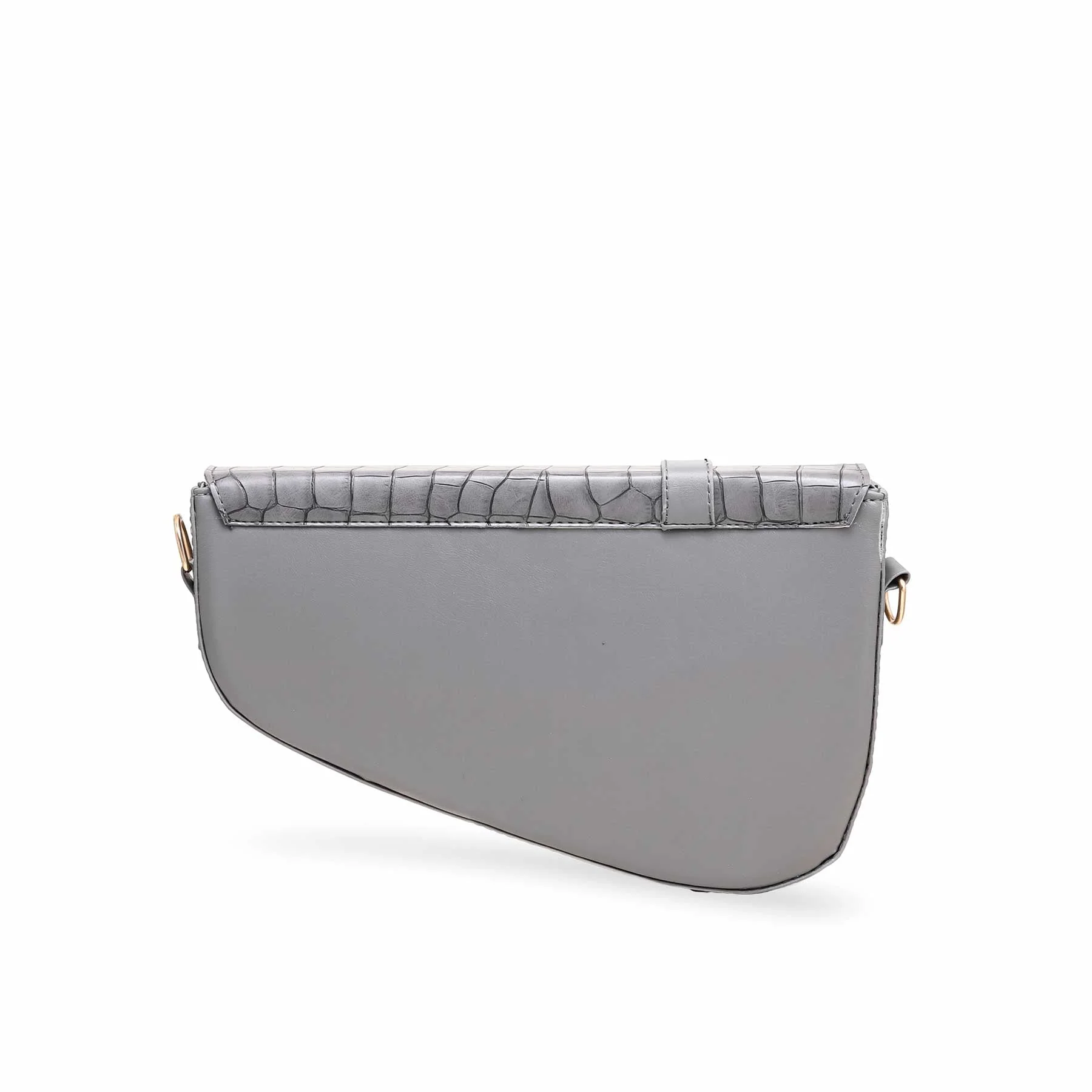 Grey Formal Shoulder Bag P56095 - Image 3