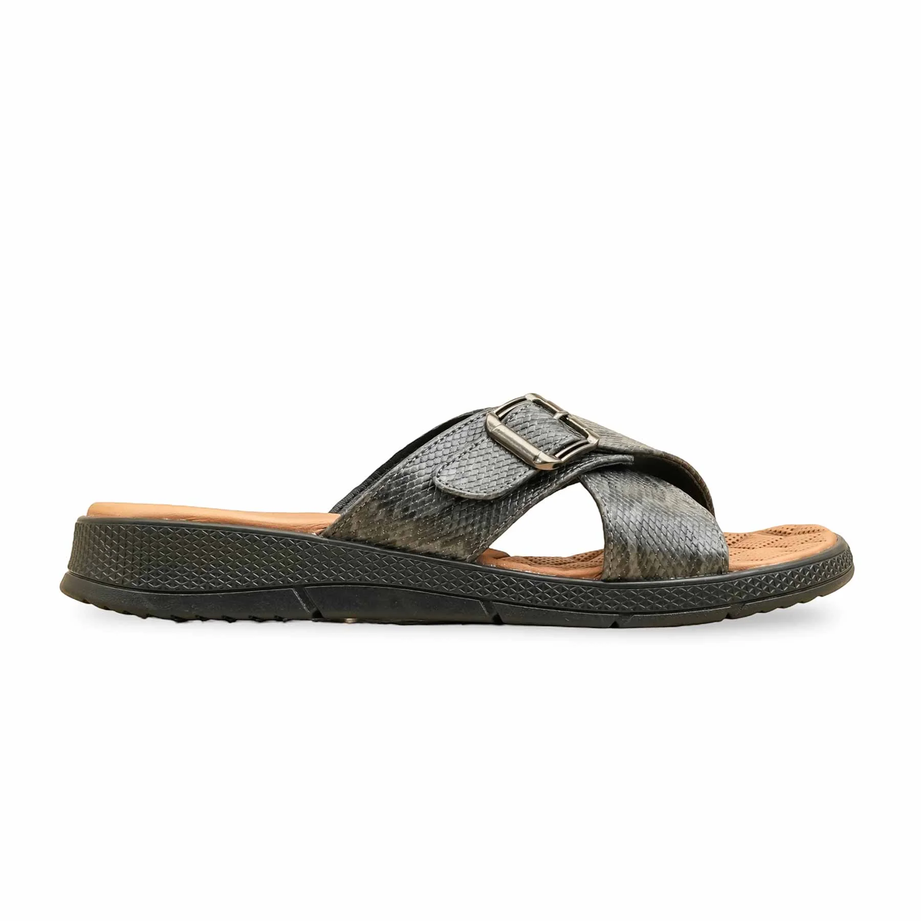 Grey Formal Slipper For Ladies PU0439 - Image 2