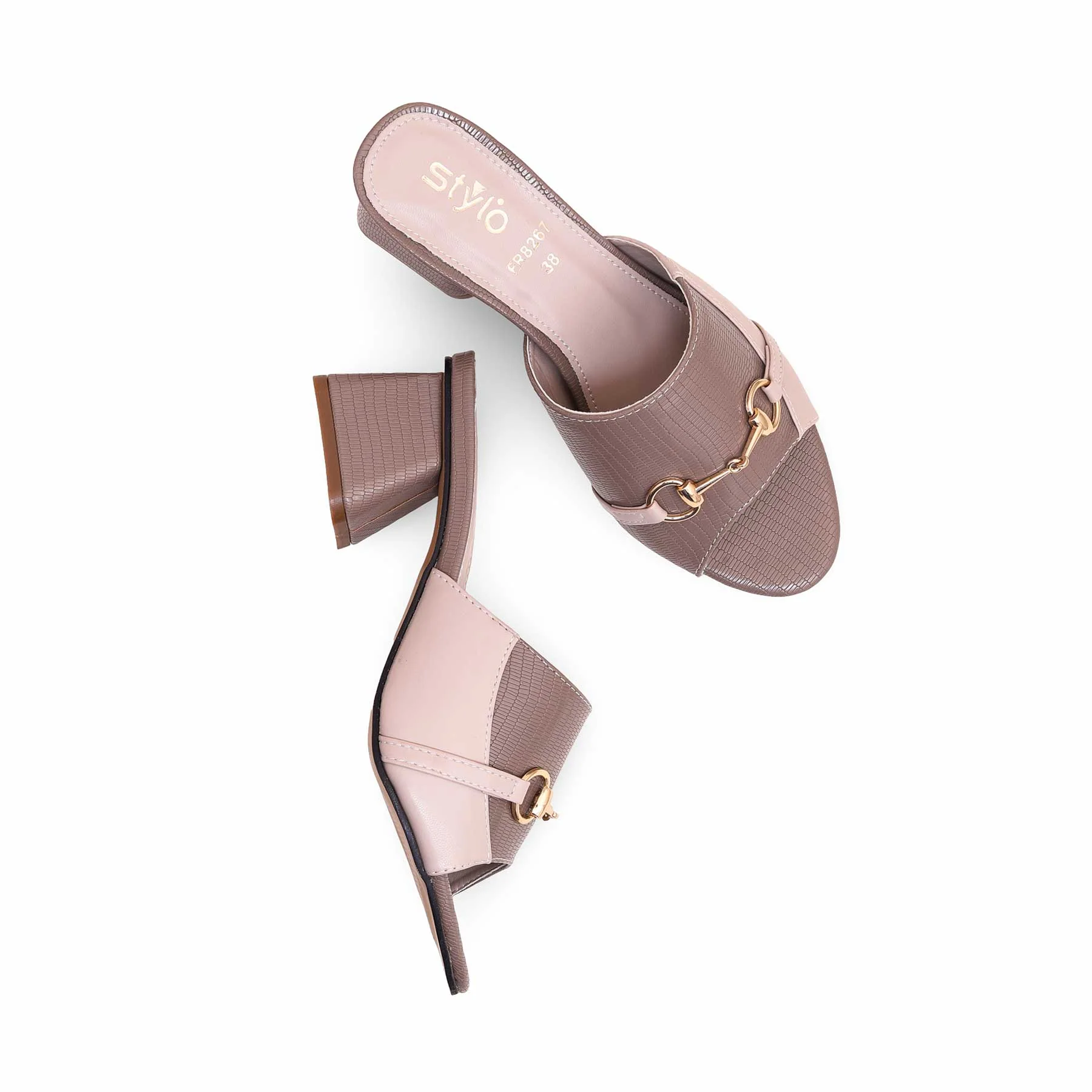 Grey Formal Slipper FR8267 - Image 4