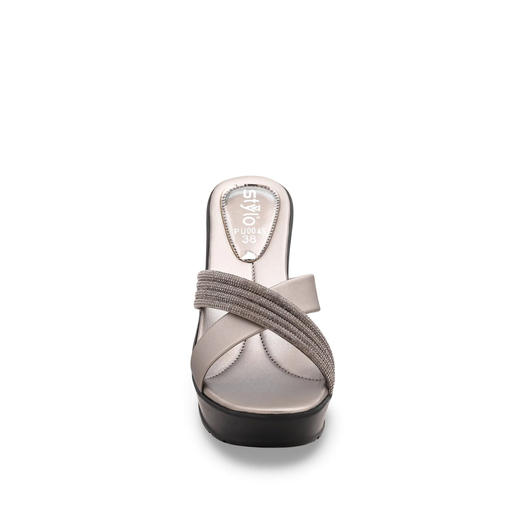 Grey Formal Slipper PU0045 - Image 3