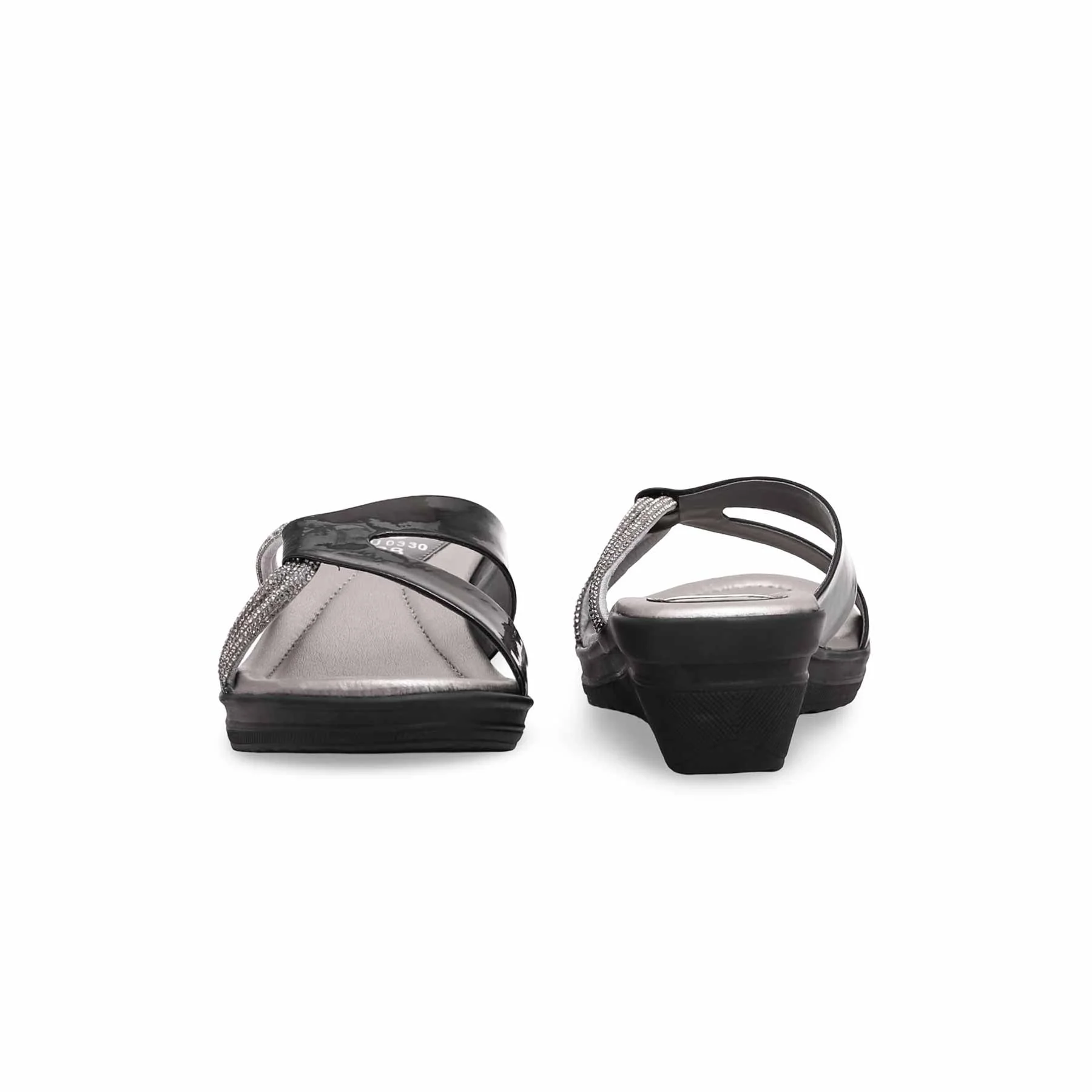 Grey Formal Slipper PU0330 - Image 3