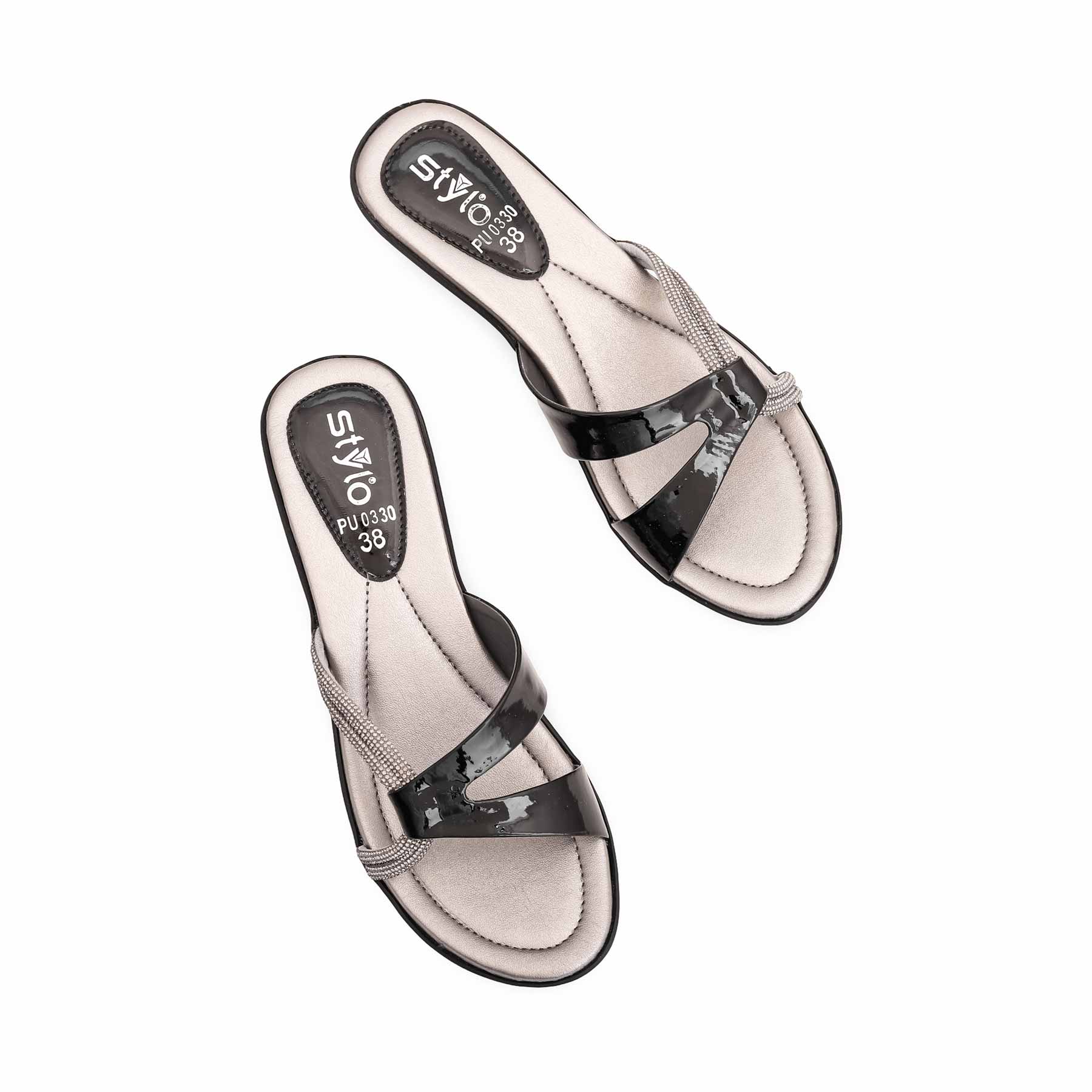 Grey Formal Slipper PU0330 - Image 4