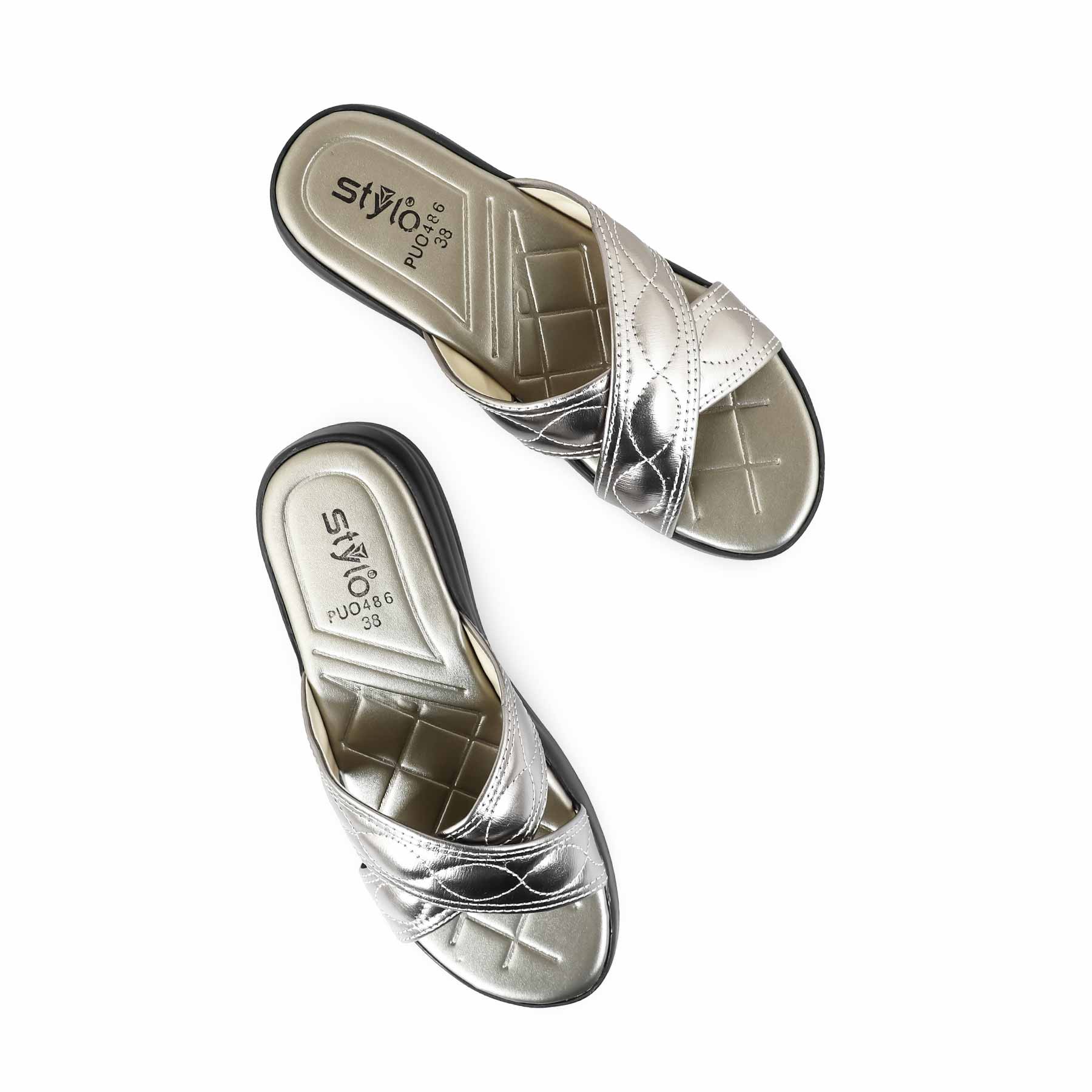 Grey Formal Slipper PU0486 - Image 5