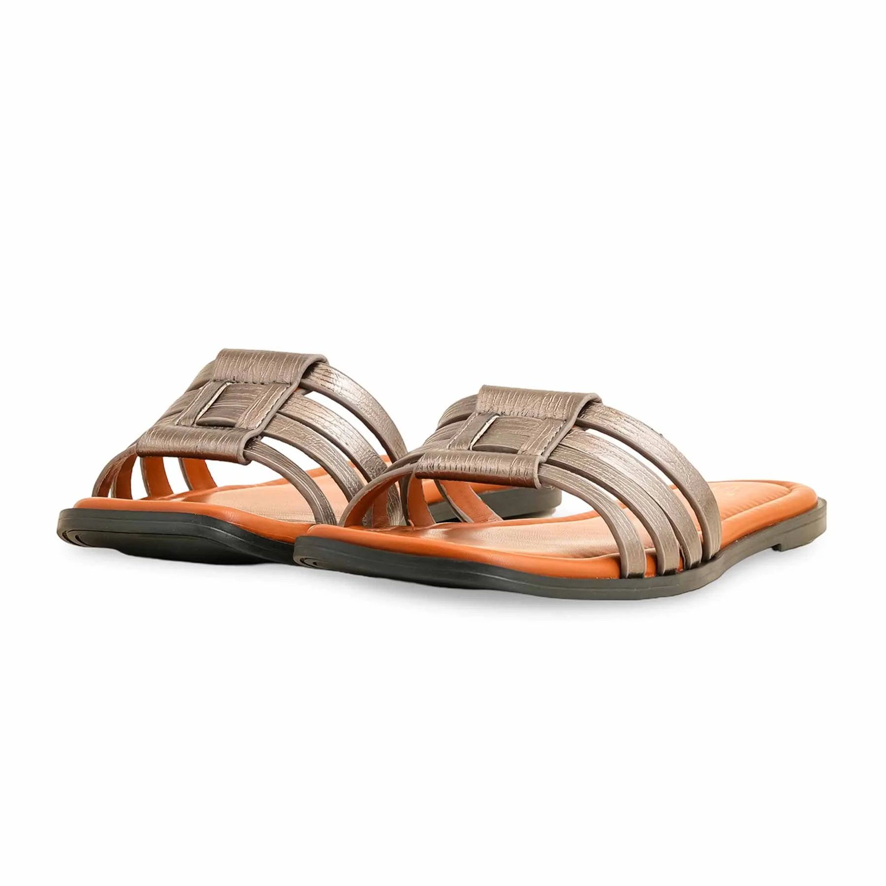 Grey Formal Women Slipper FR8332 - Image 3