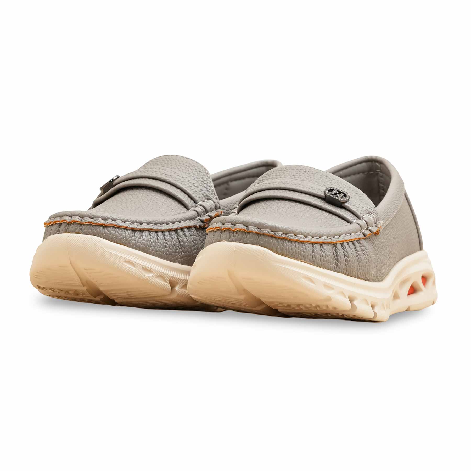 Grey Moccasin For Ladies WN4518 - Image 3
