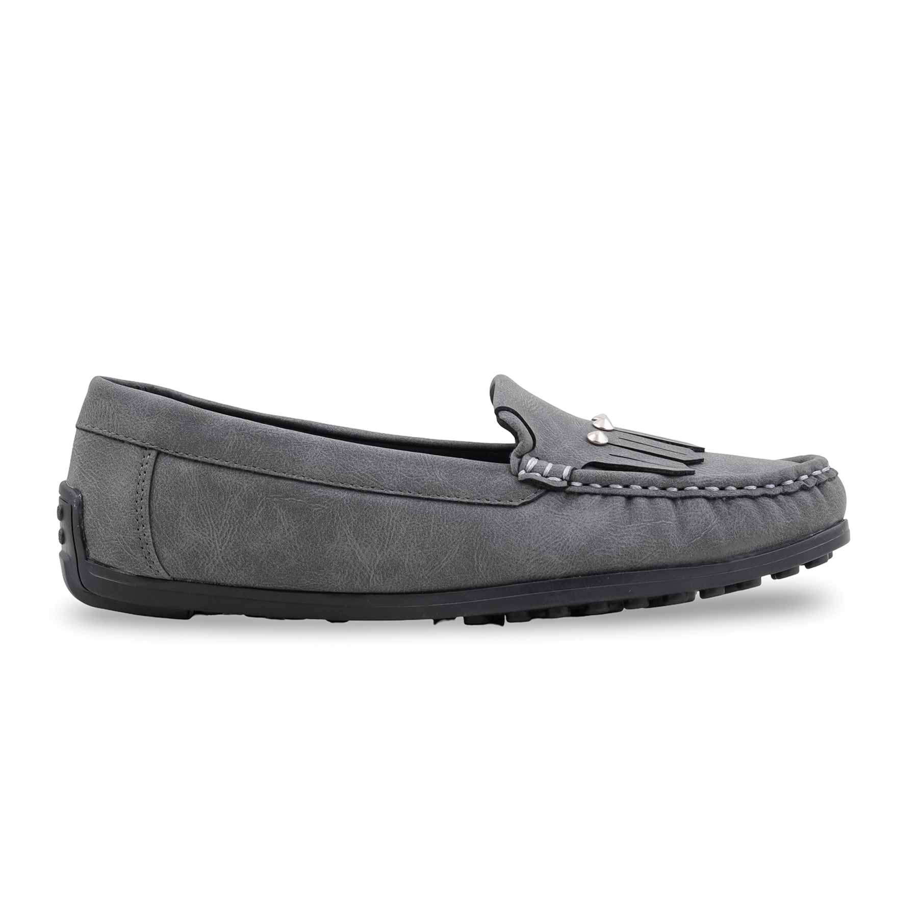Grey Moccasin For Women WN4465 - Image 3