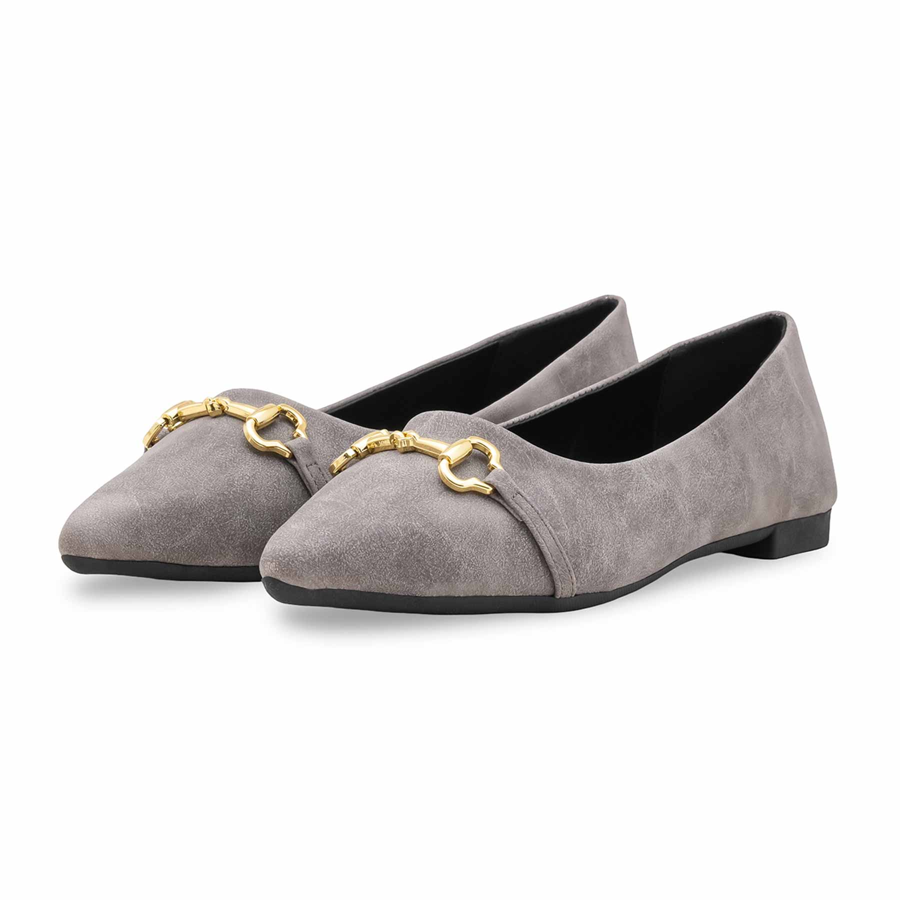 Grey Pumps For Ladies WN1241 - Image 4