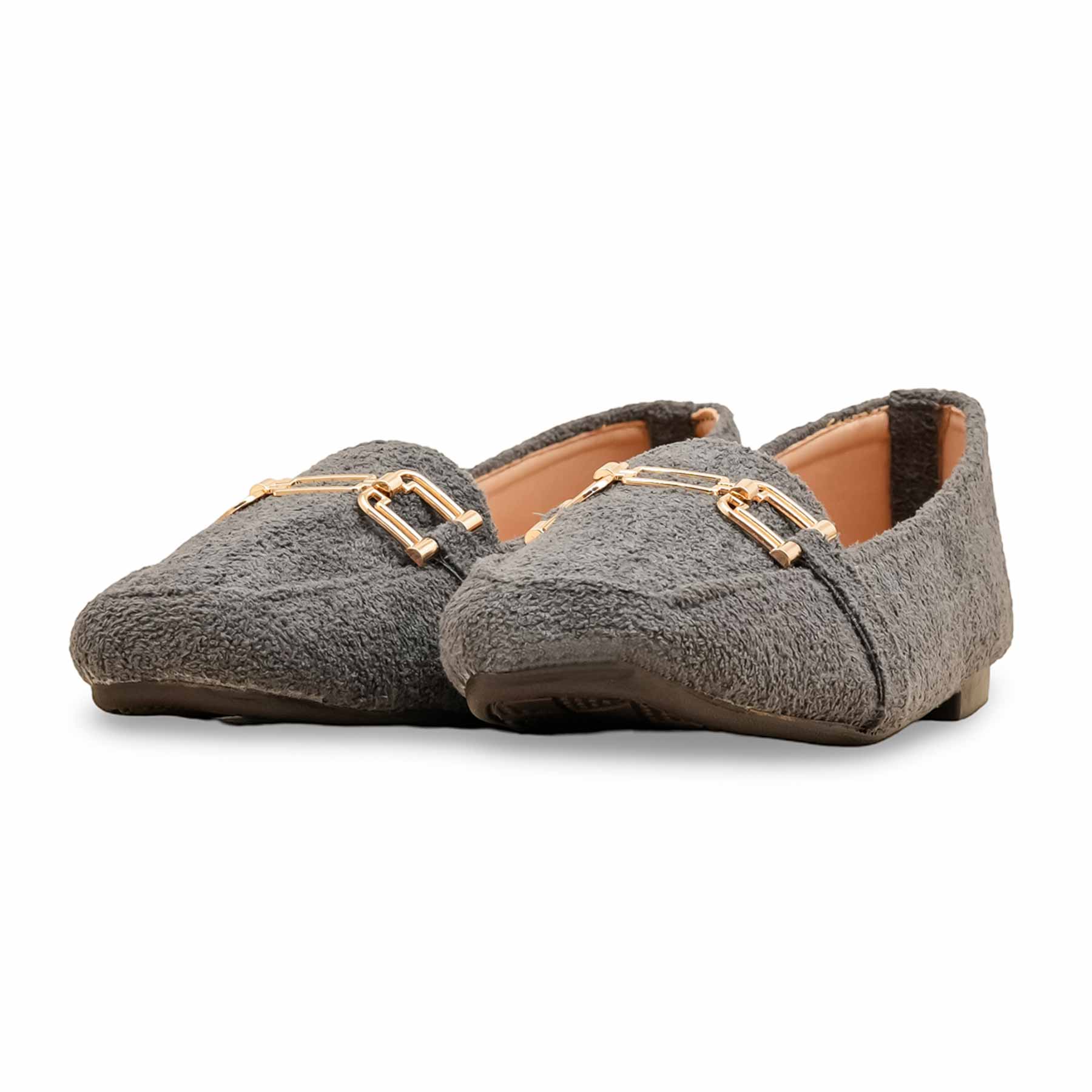 Grey Pumps For Women WN1257 - Image 4