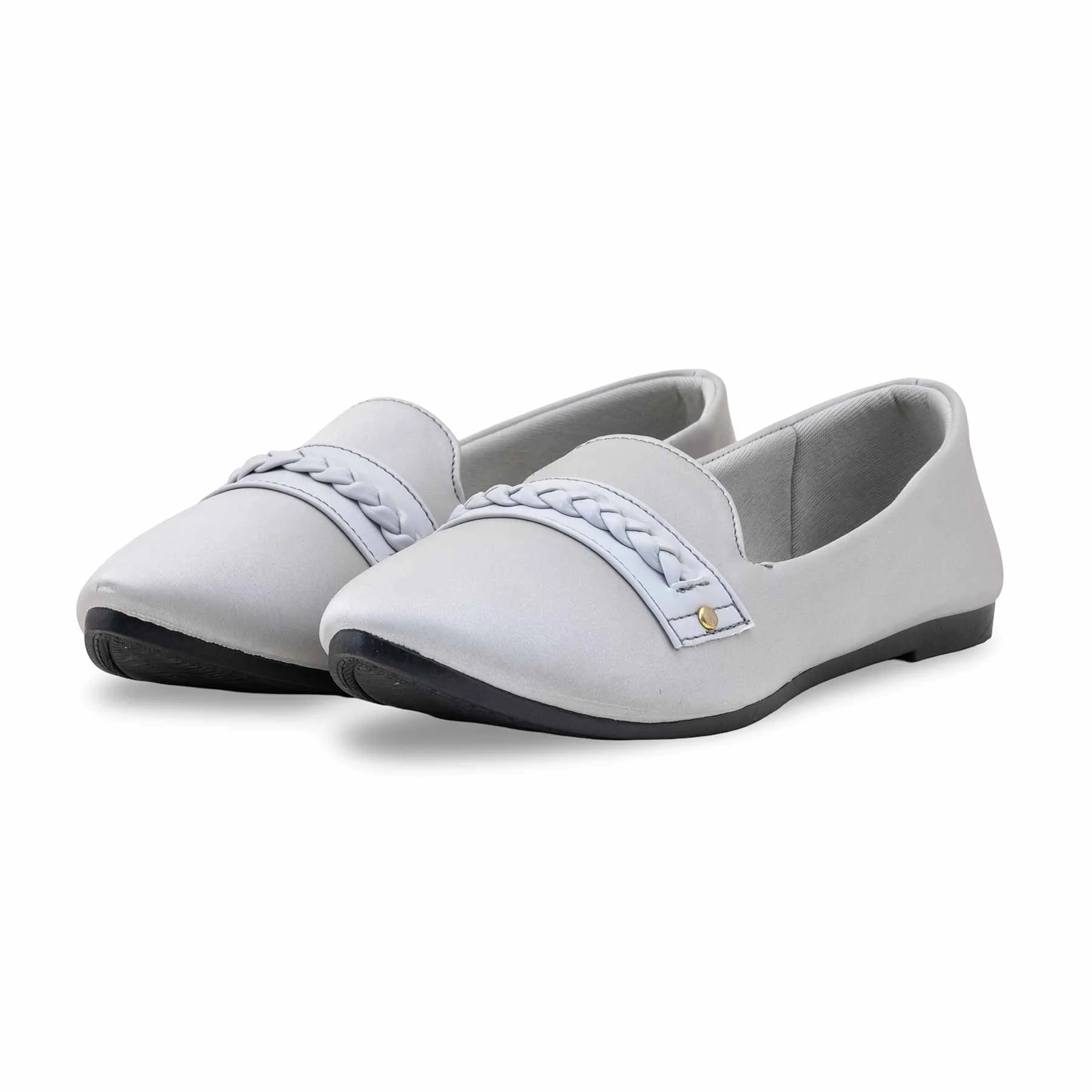Grey Pumps For Women WN1355 - Image 3