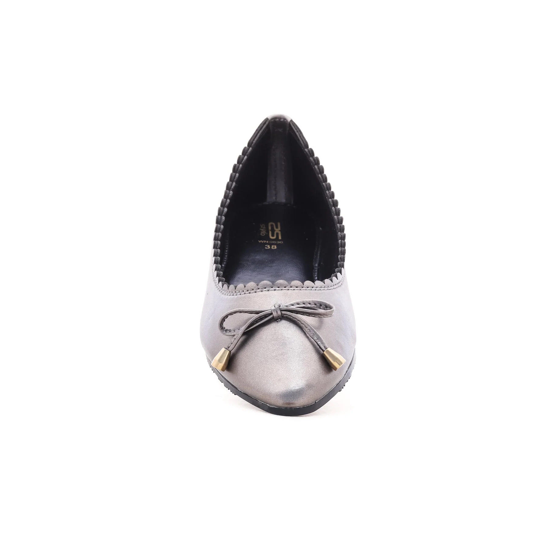 Grey Winter Pumps WN0630 - Image 3