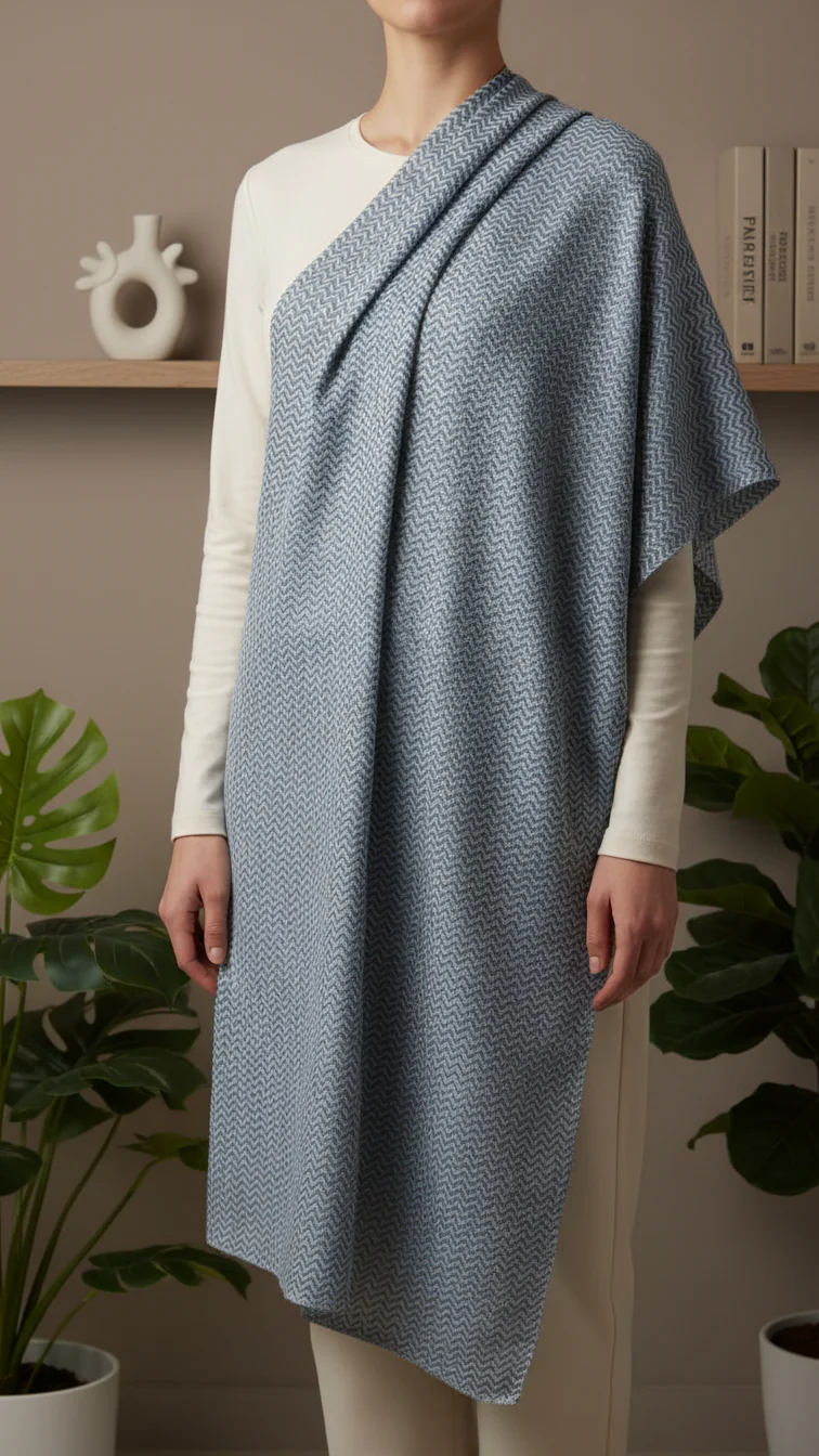 Grey Winter Stole PW5758