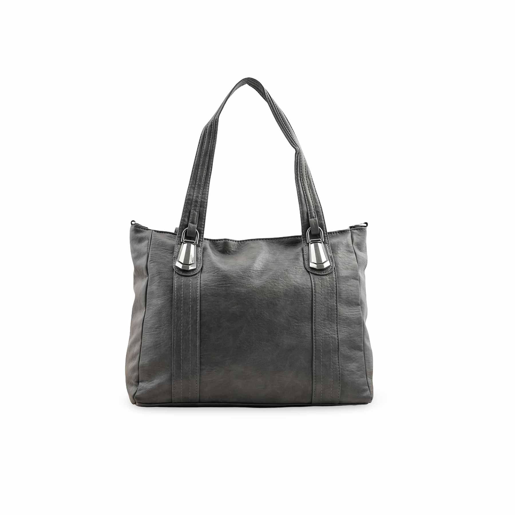 Grey Women Formal Shoulder Bag P36345 - Image 2
