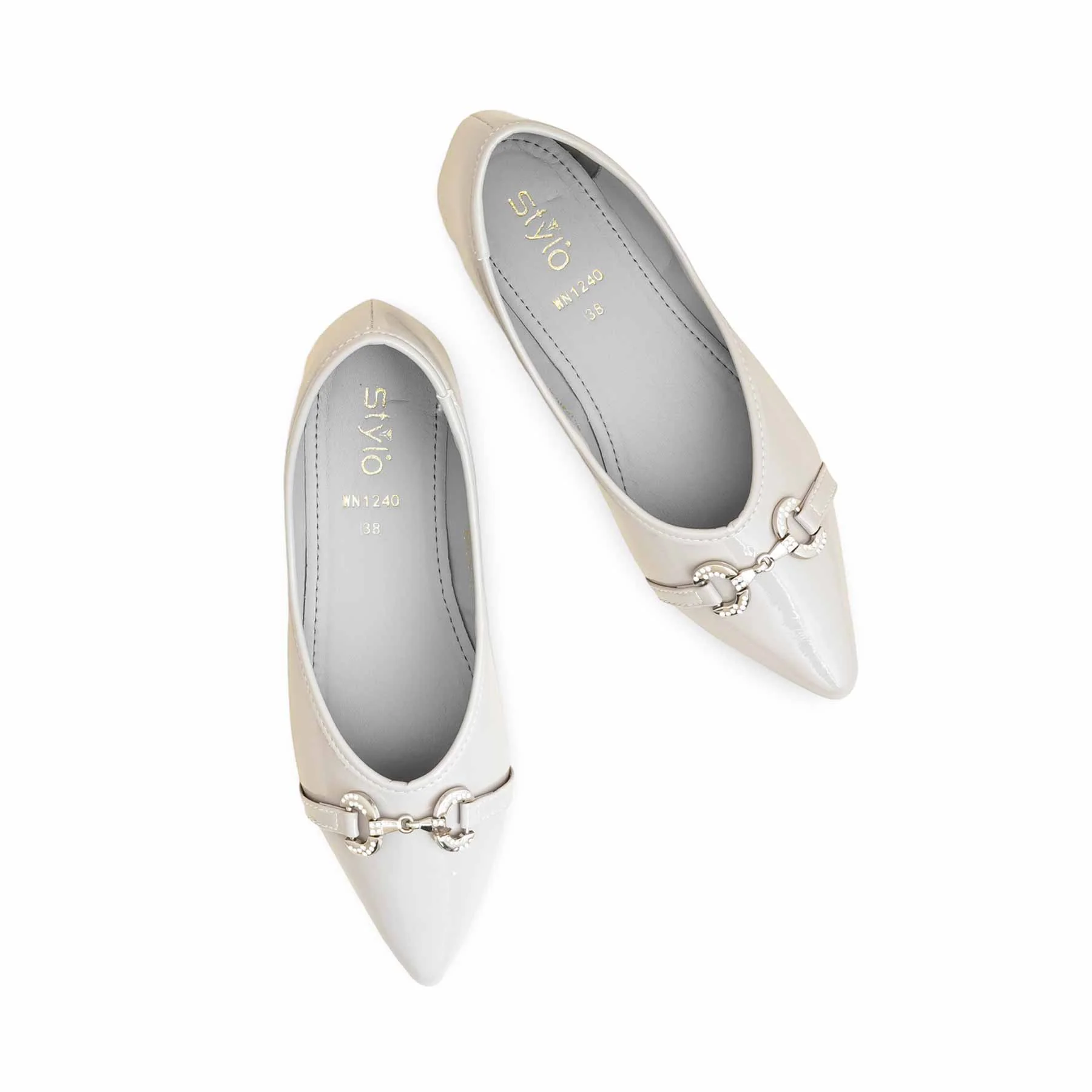 Grey Women Pumps WN1240 - Image 5